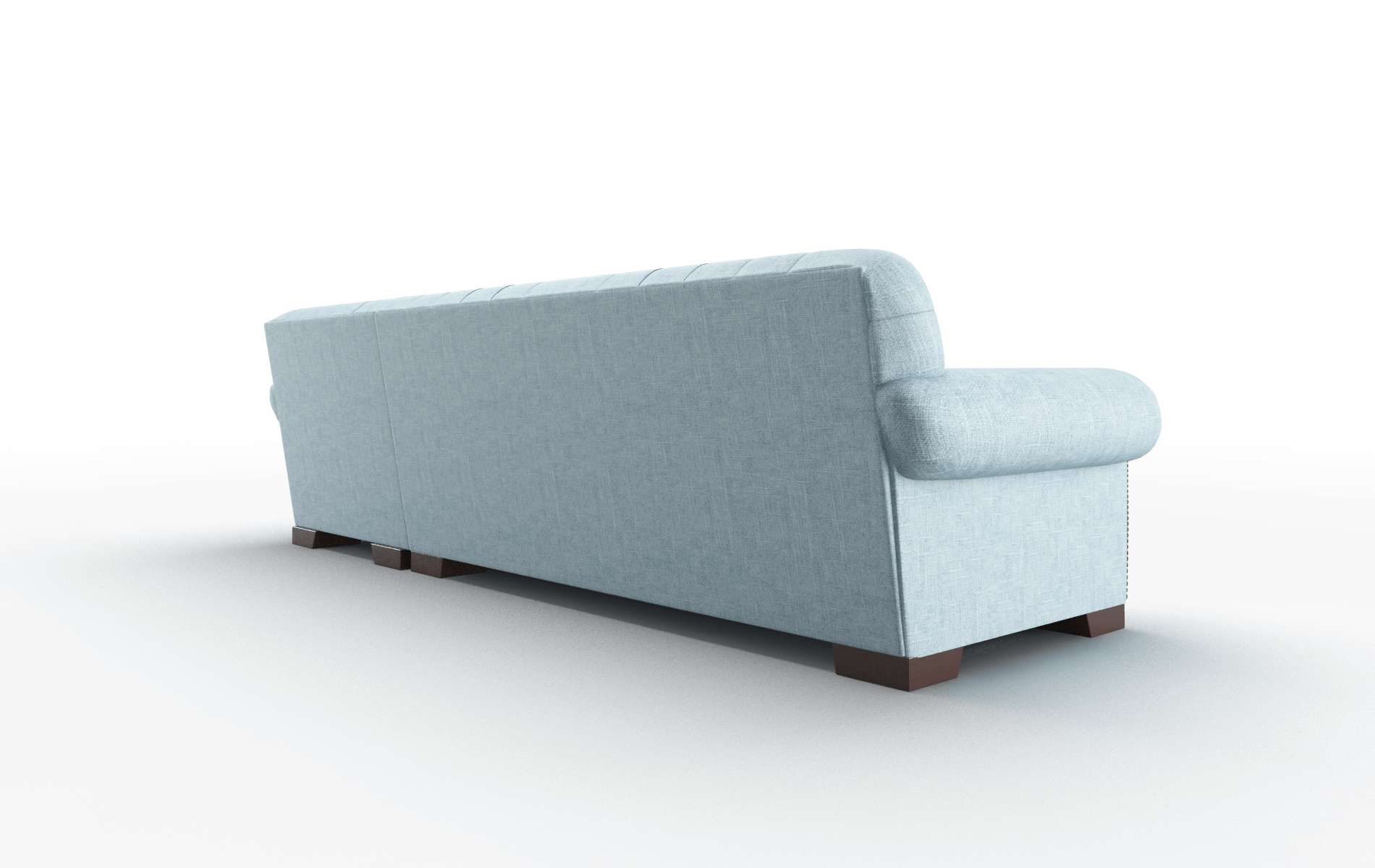 Chester Atlas Turquoise Panel espresso legs 5