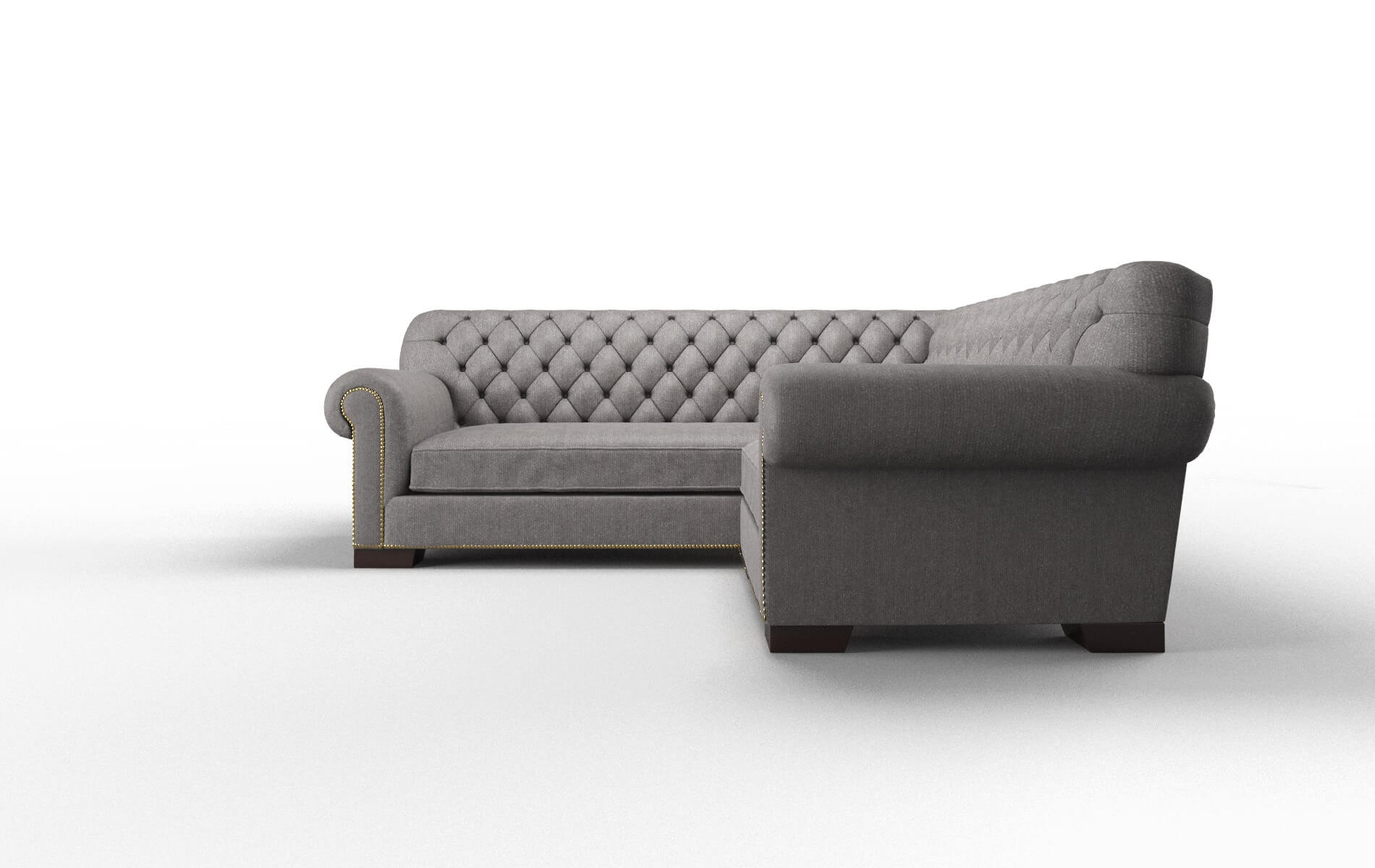 Chester Atlas_plz Silver Sectional espresso legs 5