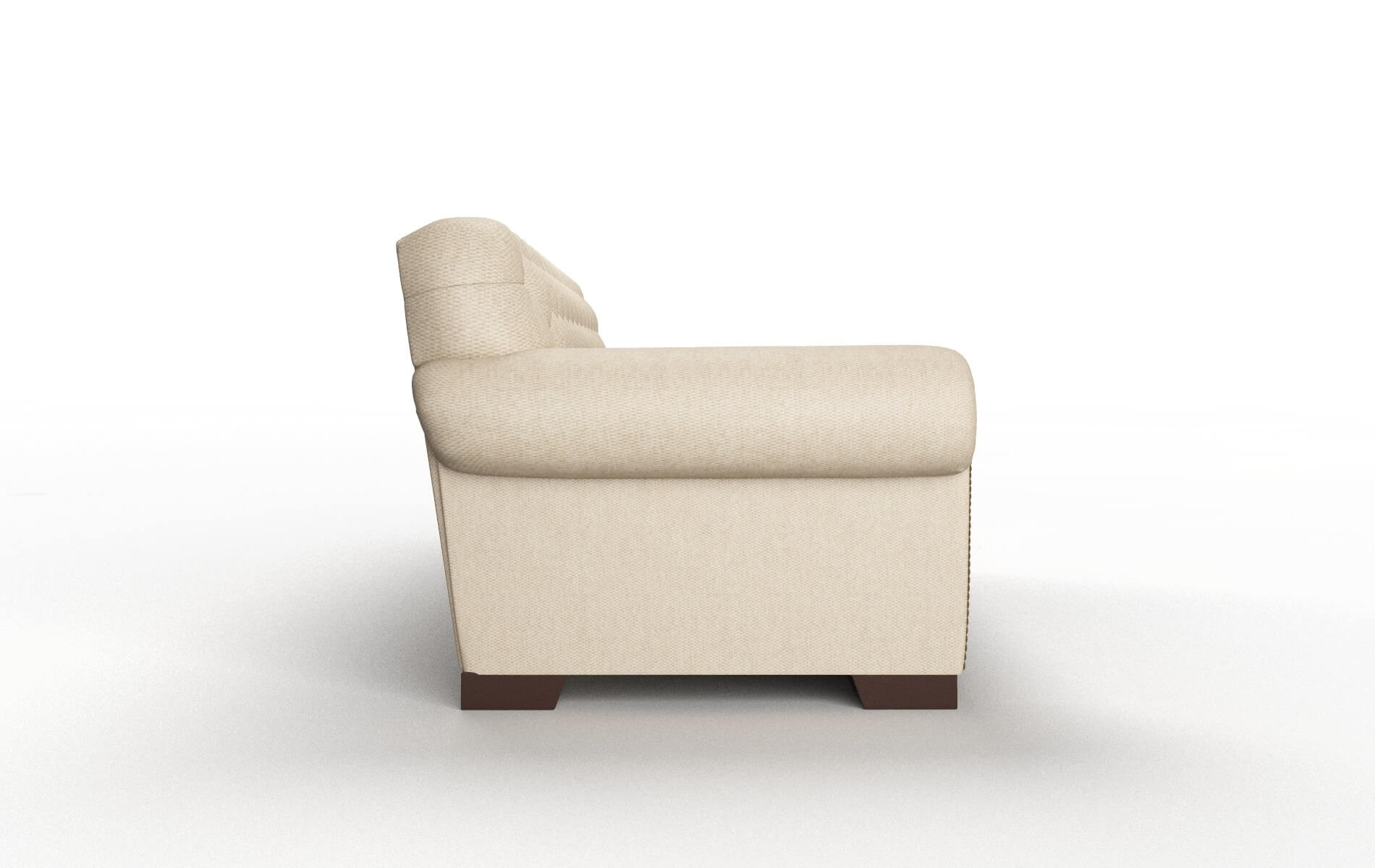 Chester Avenger Burlap Sofa espresso legs 3