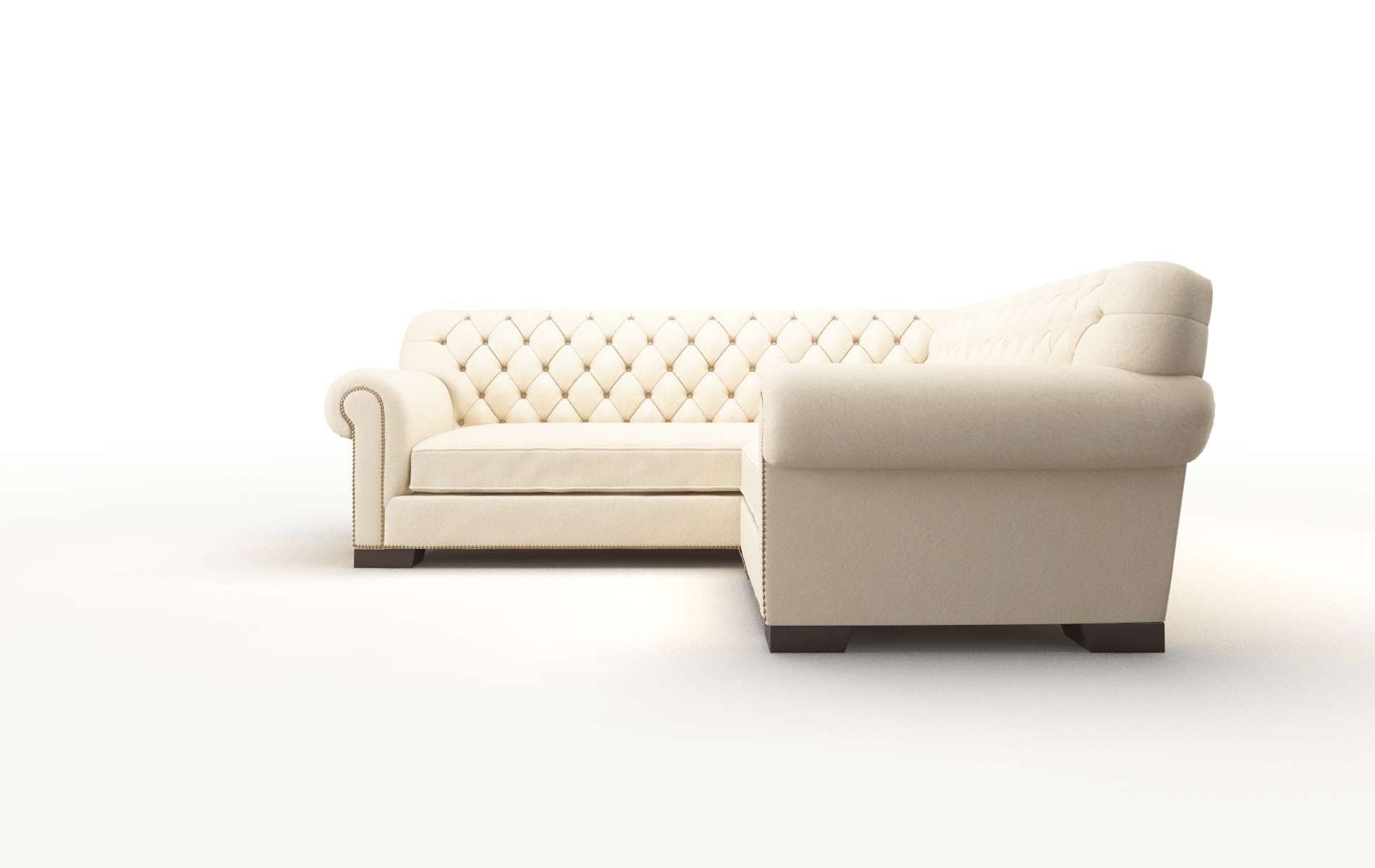 Chester Bella Buckwheat Sectional espresso legs 5