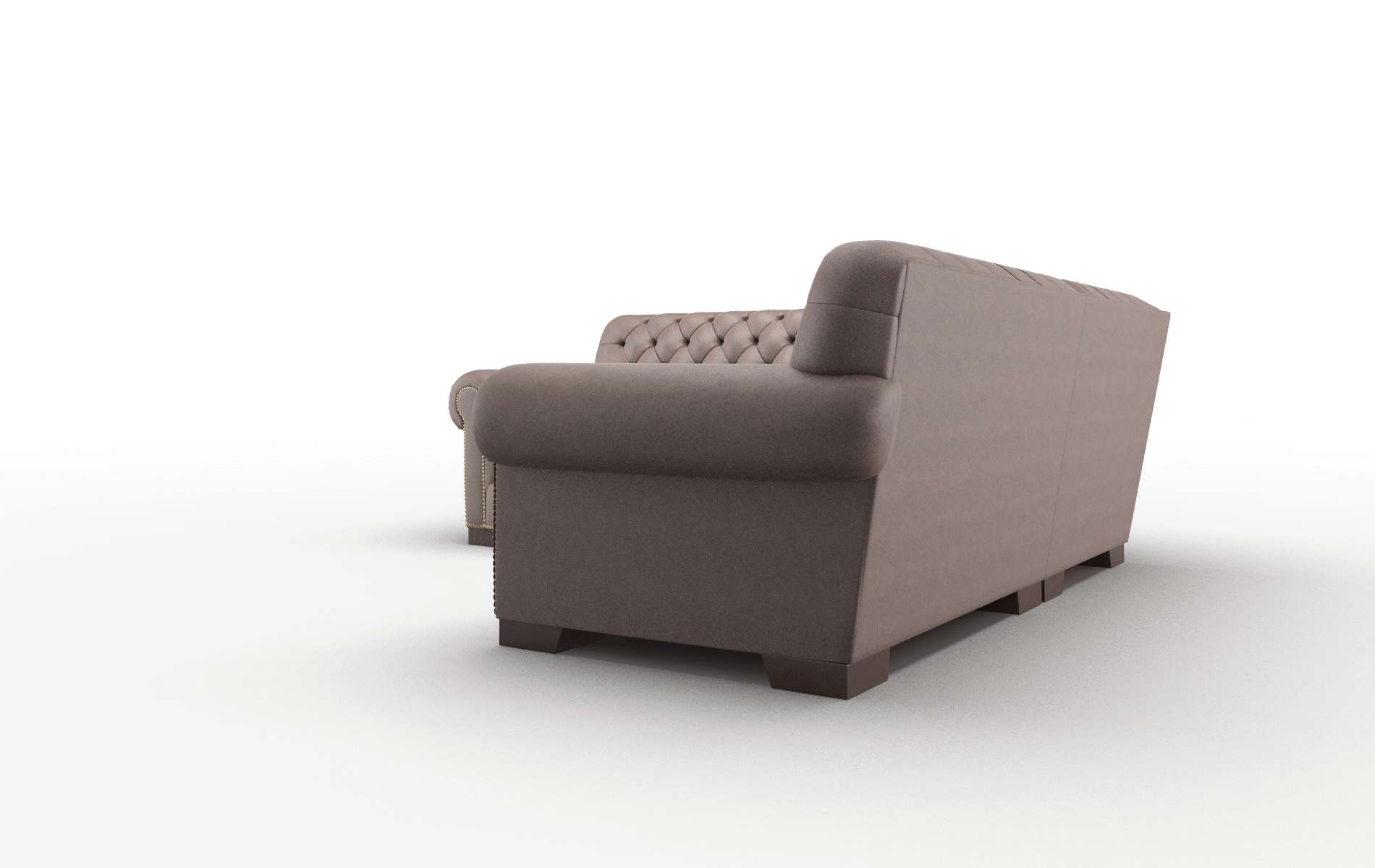 Chester Bella Espresso Sectional espresso legs 4
