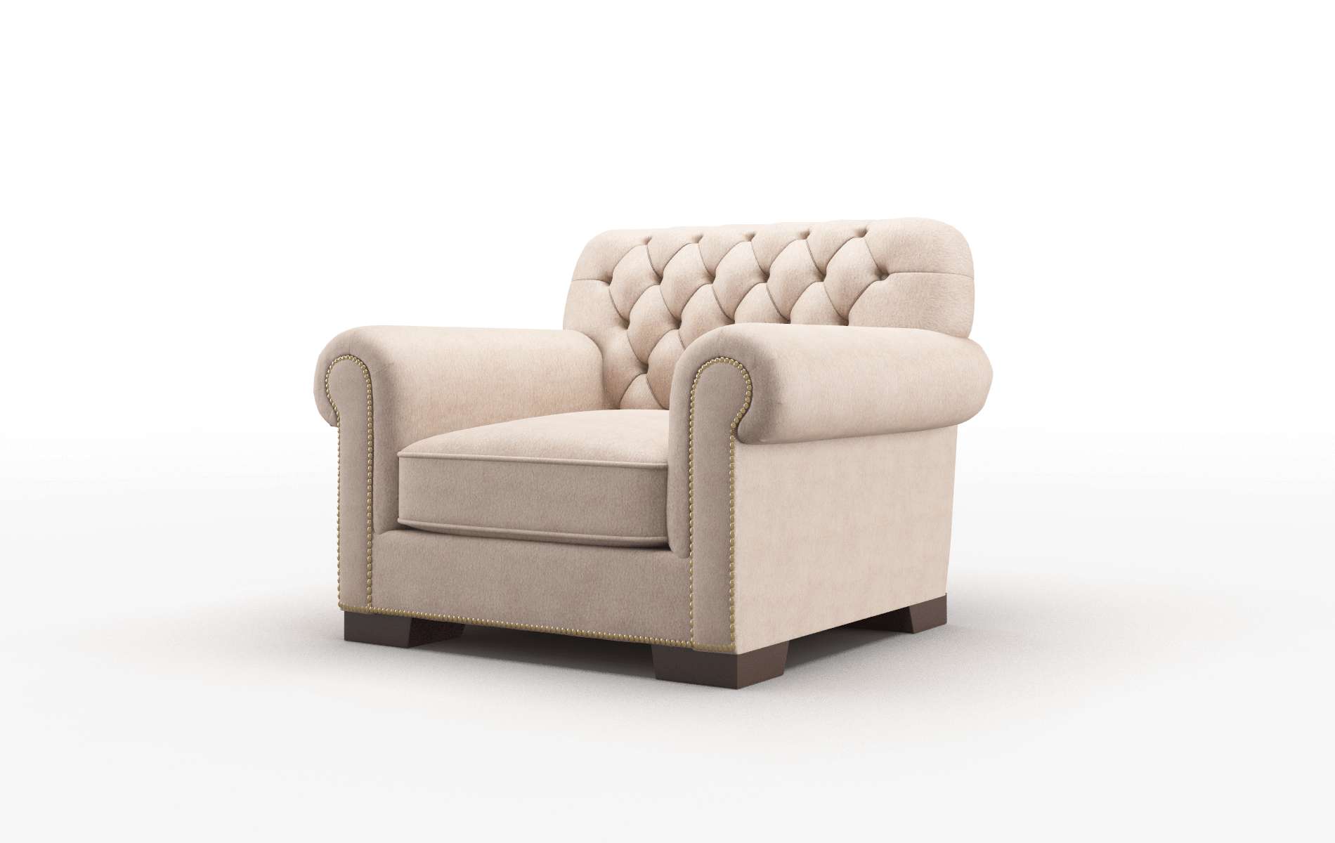 Chester Bella Pewter Chair espresso legs 4