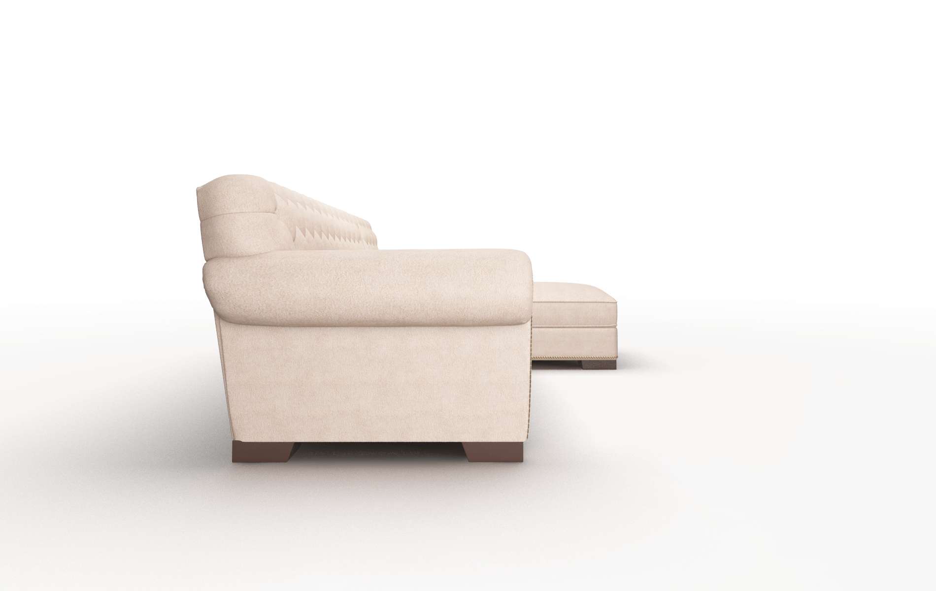 Chester Bella Pewter Panel espresso legs 3