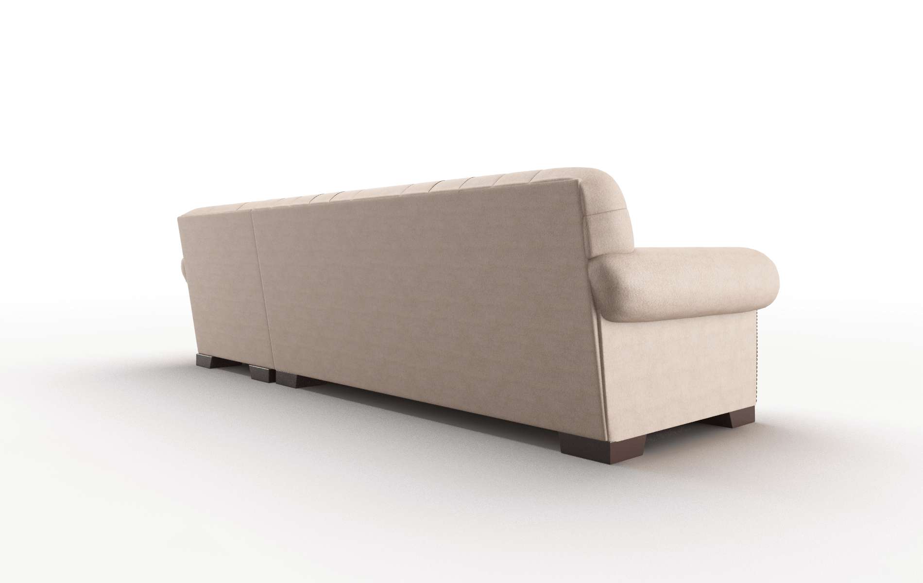 Chester Bella Pewter Panel espresso legs 5