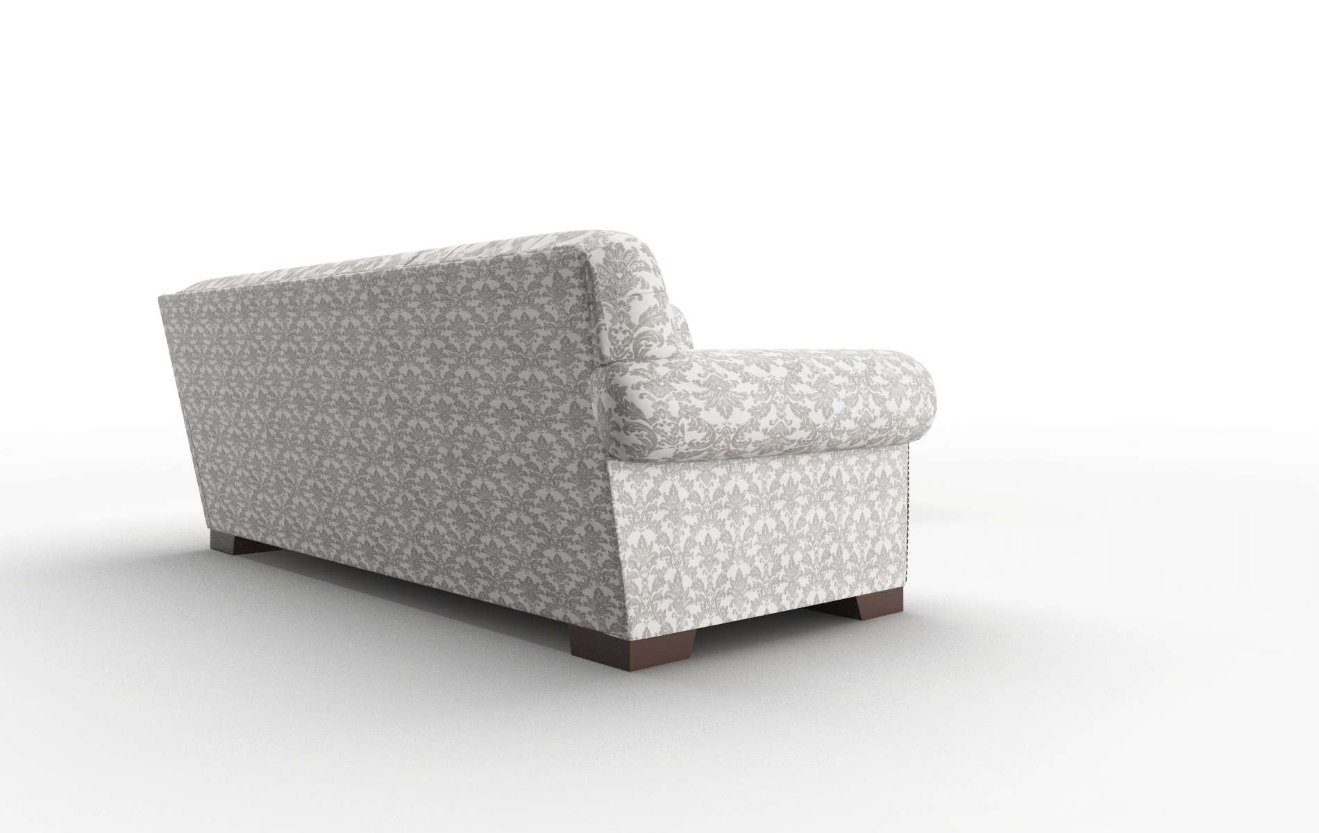 Chester Bergamo Dove Sectional espresso legs 3