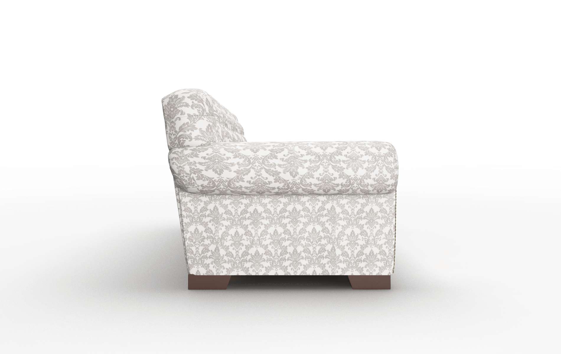 Chester Bergamo Dove Sofa espresso legs 3
