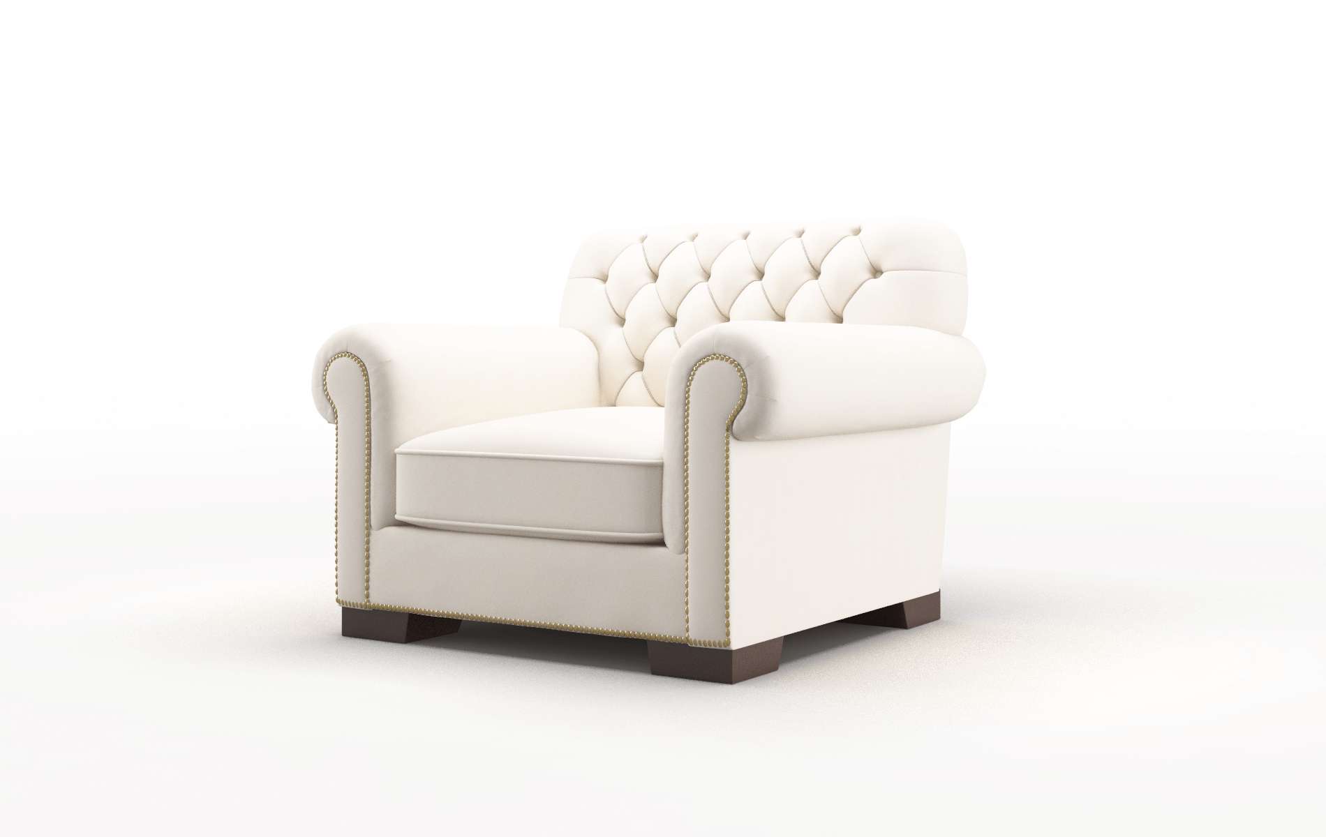 Chester Blanche Milky Chair espresso legs 4