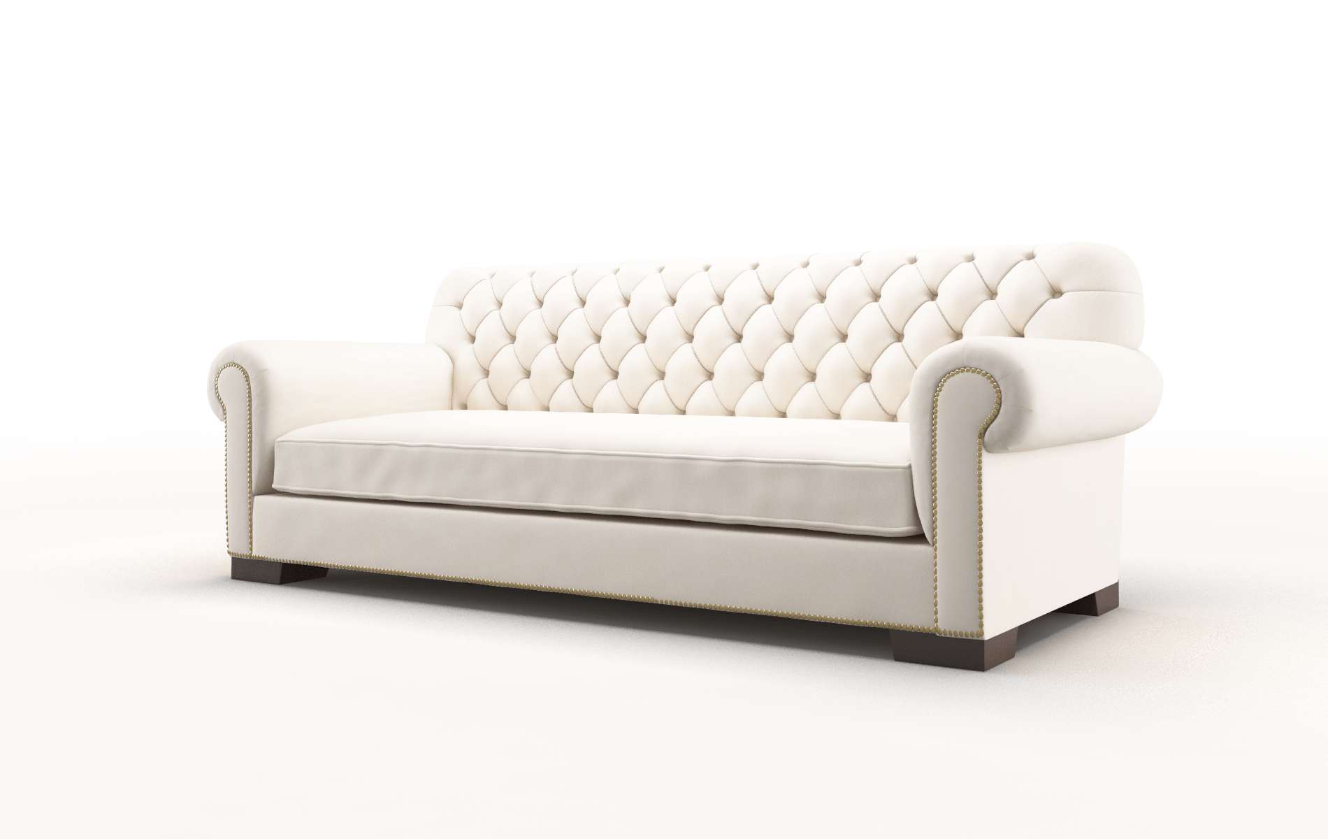 Chester Blanche Milky Sofa espresso legs 4