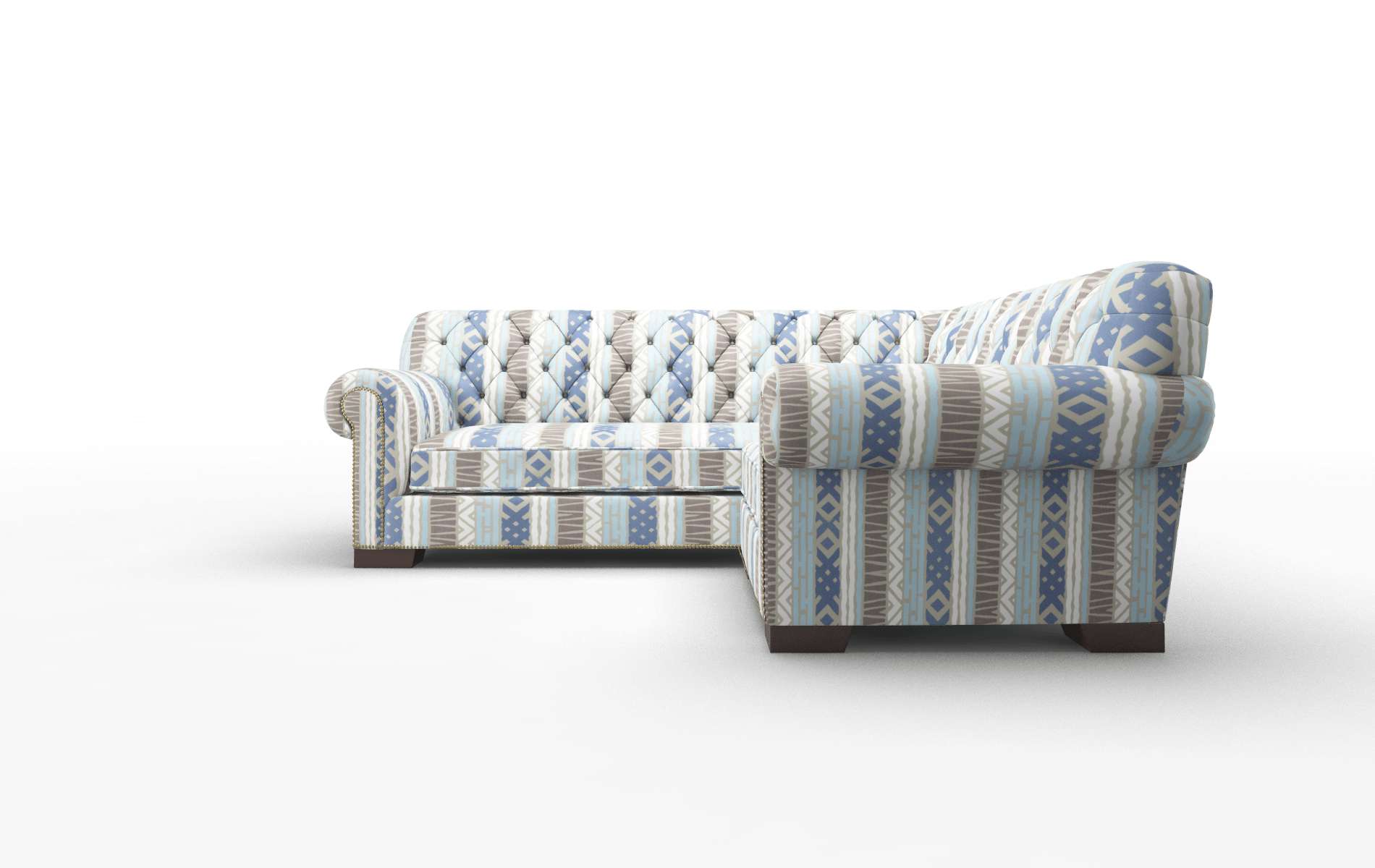 Chester Bodhi Indigo Sectional espresso legs 5