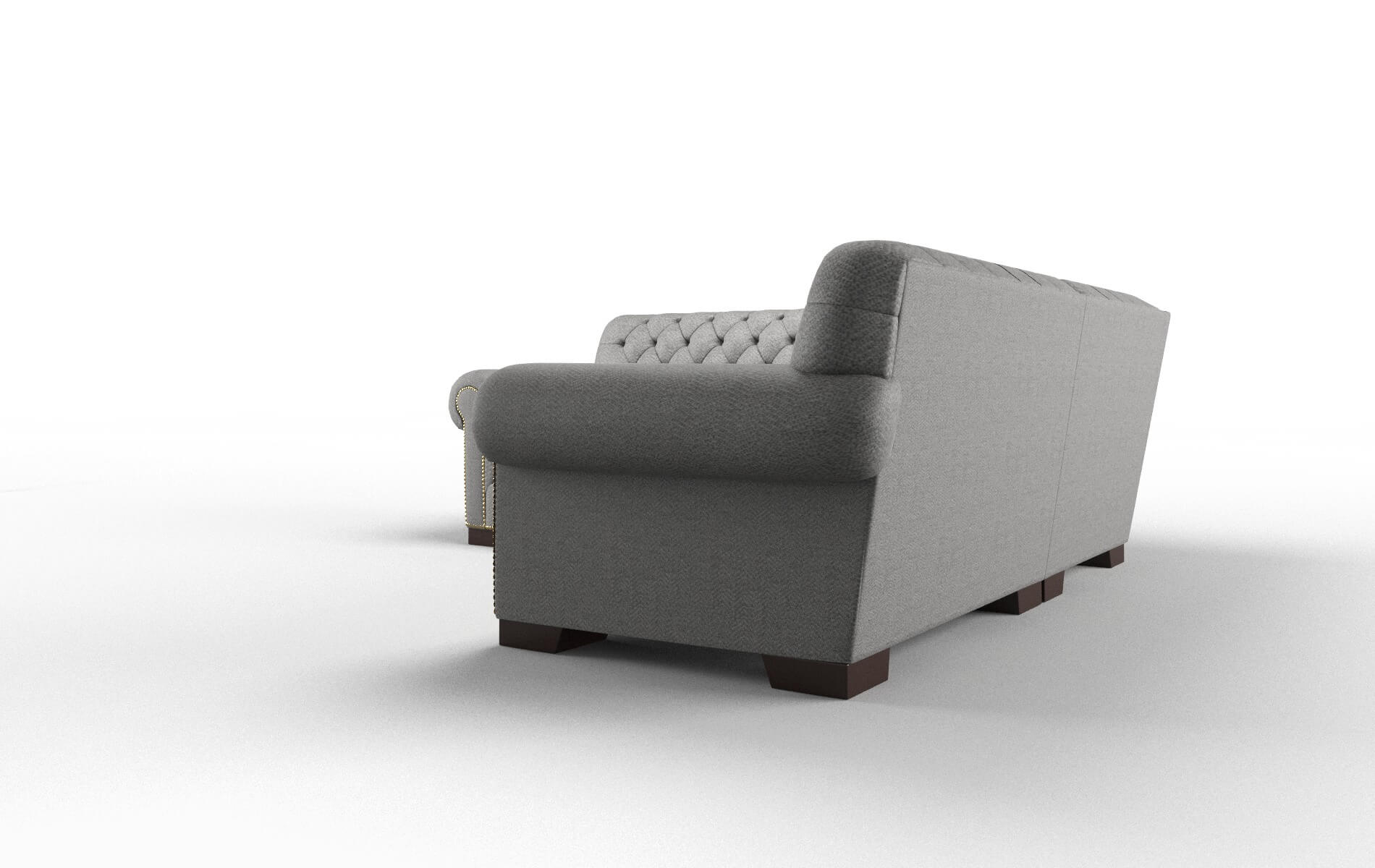 Chester Catalina Steel Sectional espresso legs 4