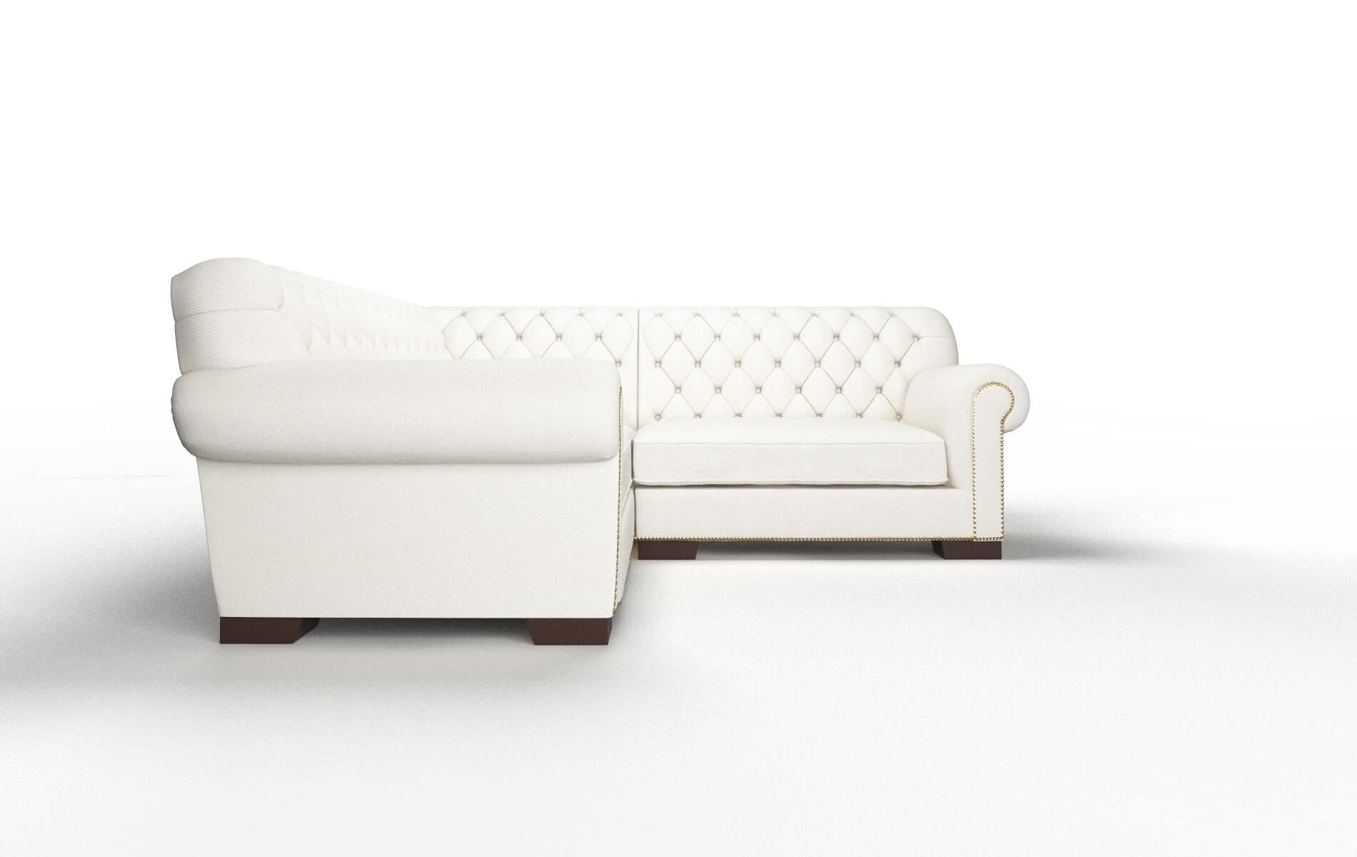 Chester Chance Bone Sectional espresso legs 2