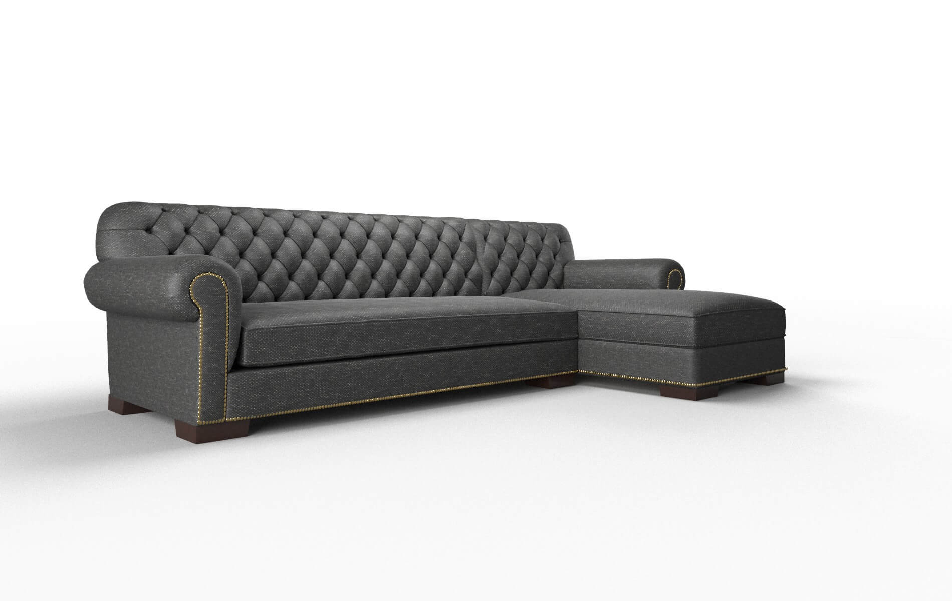 Chester Chance Denim Panel espresso legs 2