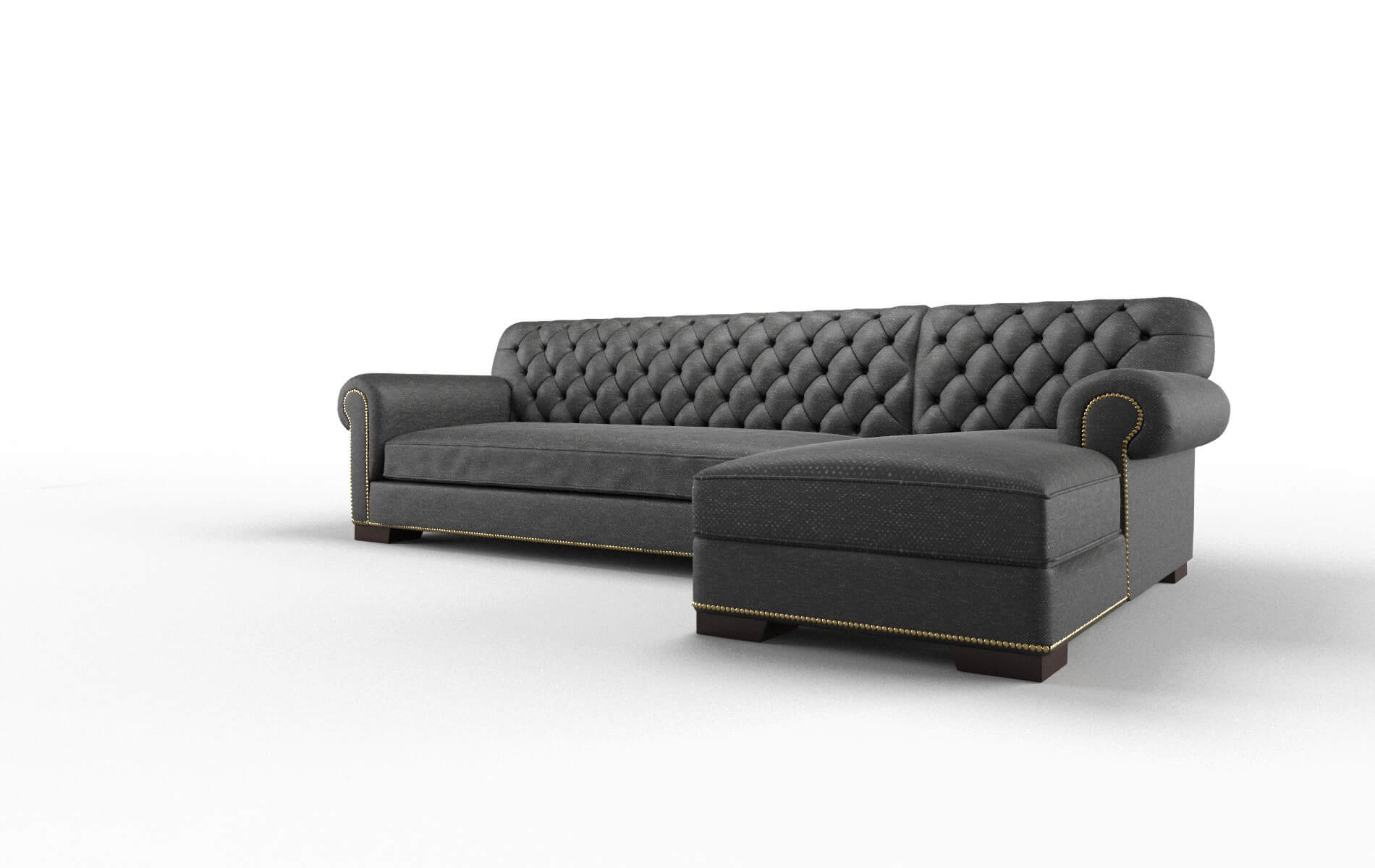 Chester Chance Denim Panel espresso legs 4