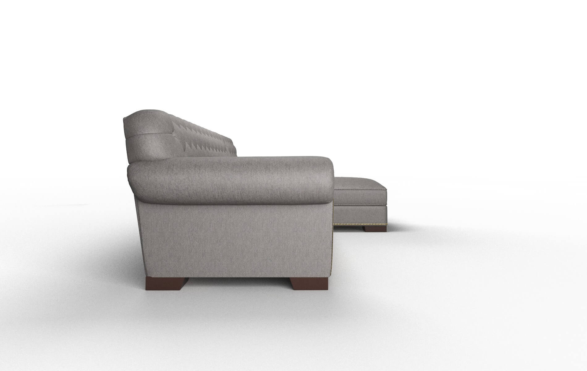 Chester Cosmo Charcoal Panel espresso legs 3