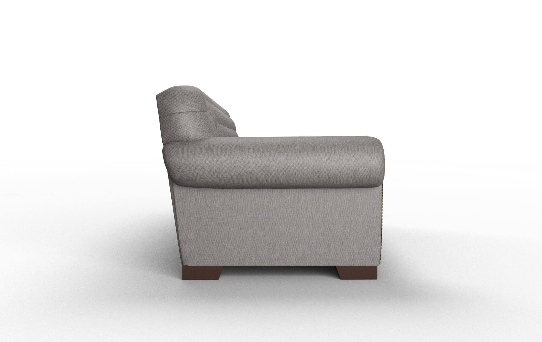 Chester Cosmo Charcoal Sofa espresso legs 3