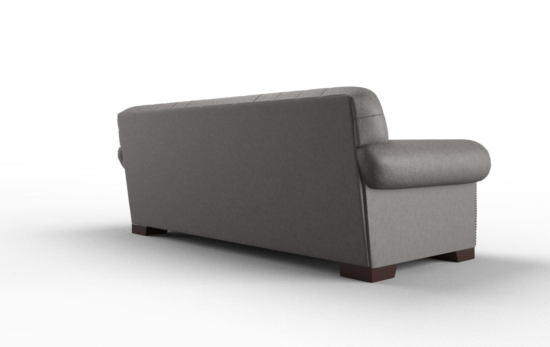 Chester Cosmo Charcoal Sofa espresso legs 5