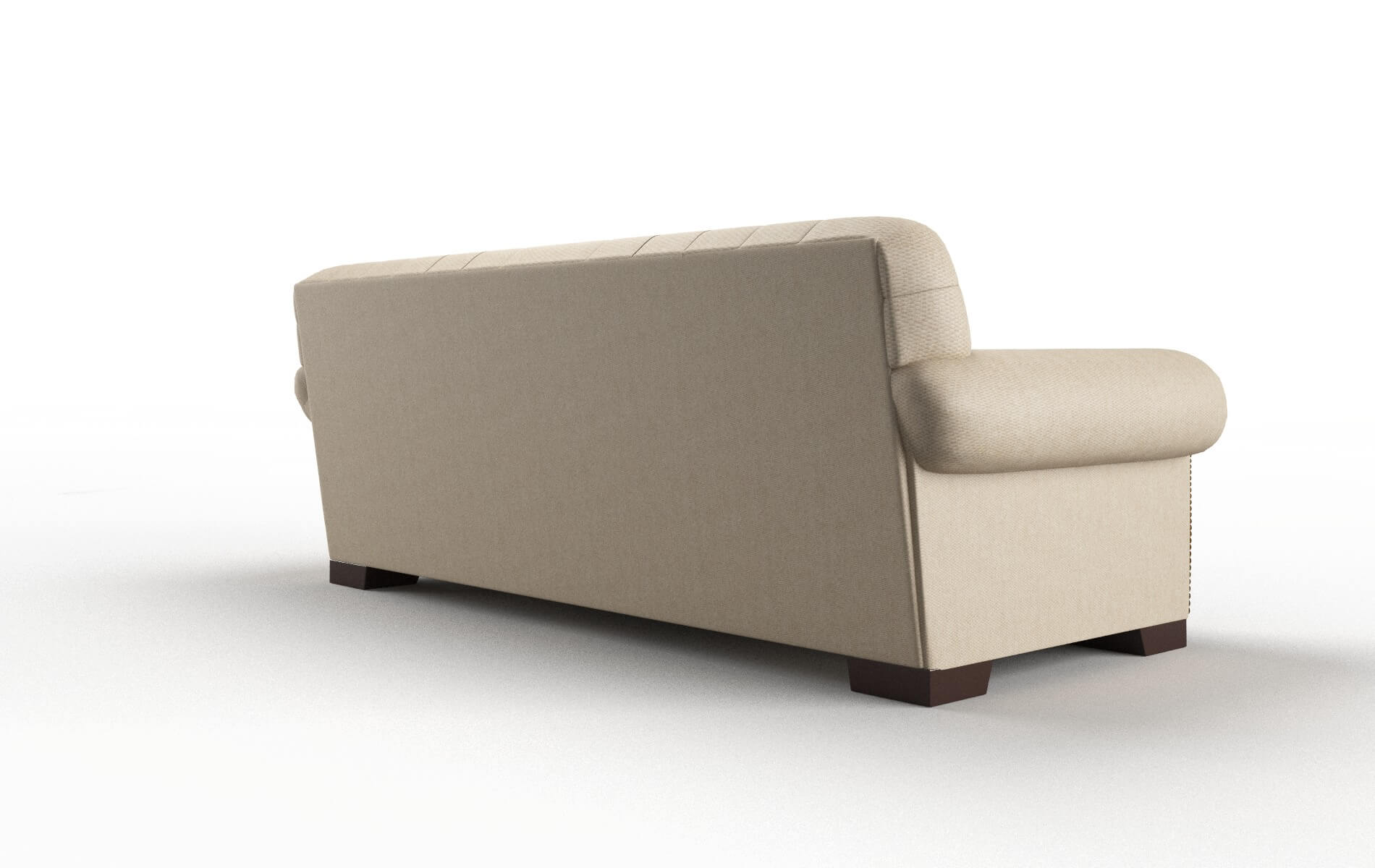 Chester Cosmo Fawn Sofa espresso legs 5