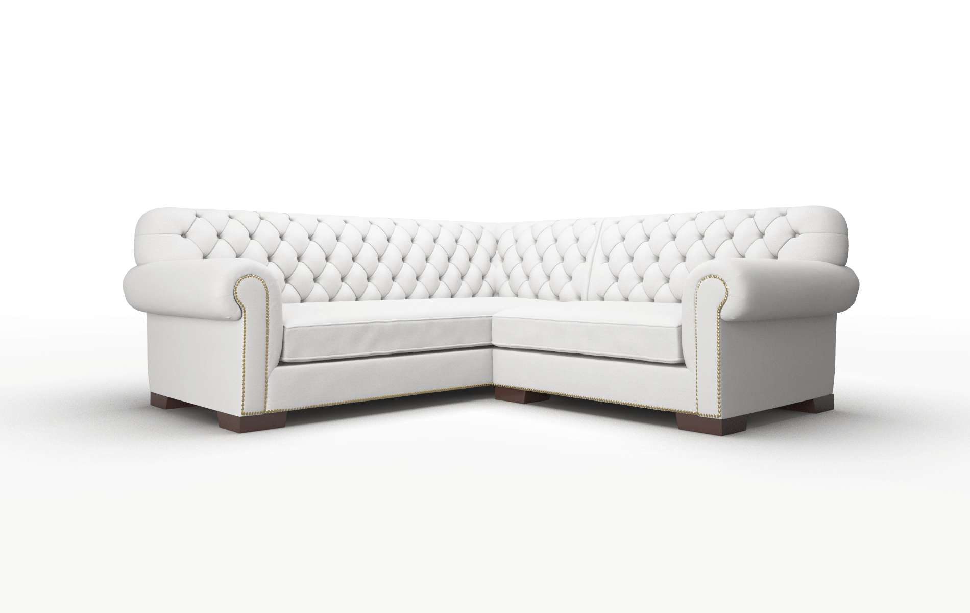 Chester Dawson Platinum Sectional espresso legs 1