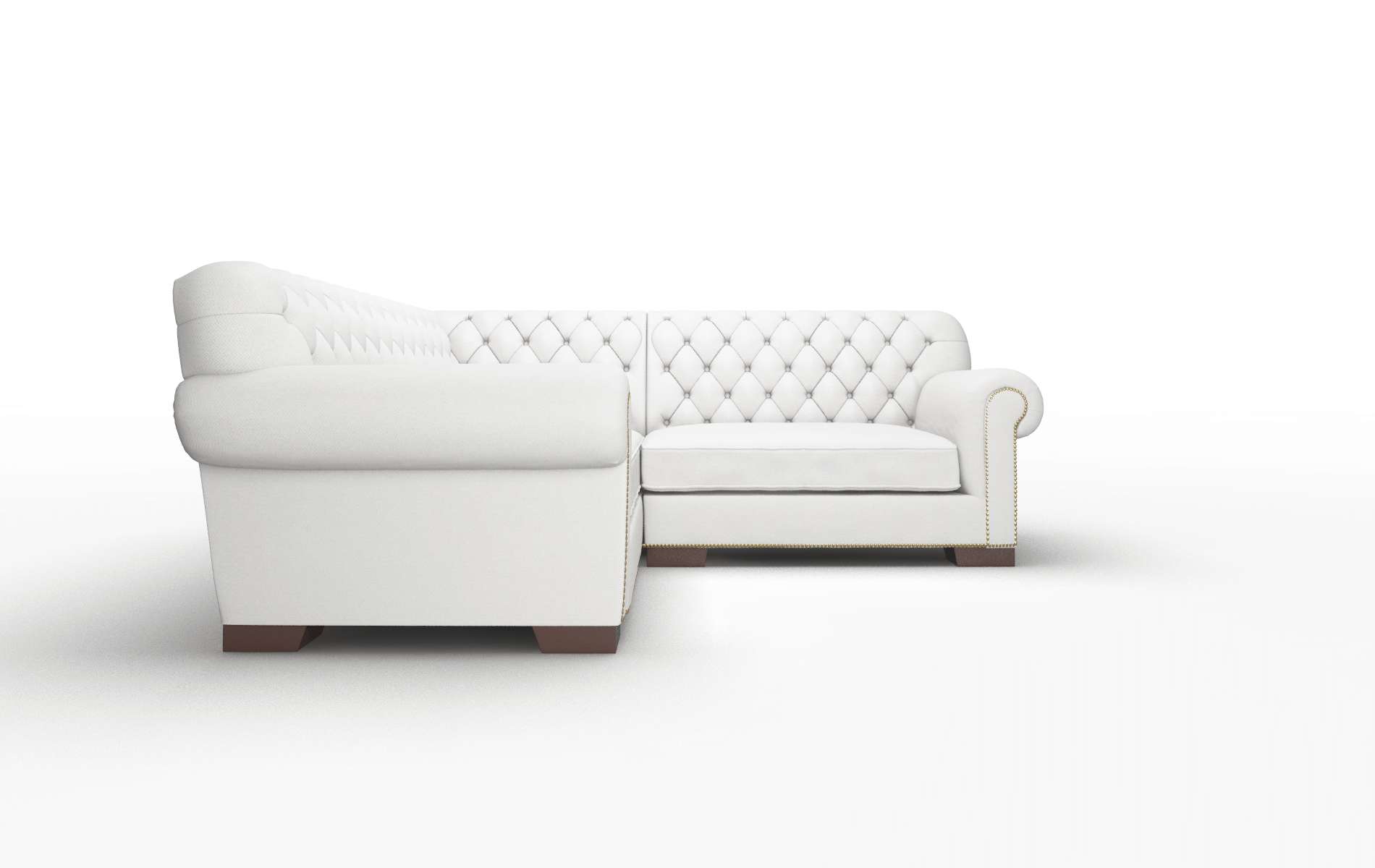 Chester Dawson Platinum Sectional espresso legs 2