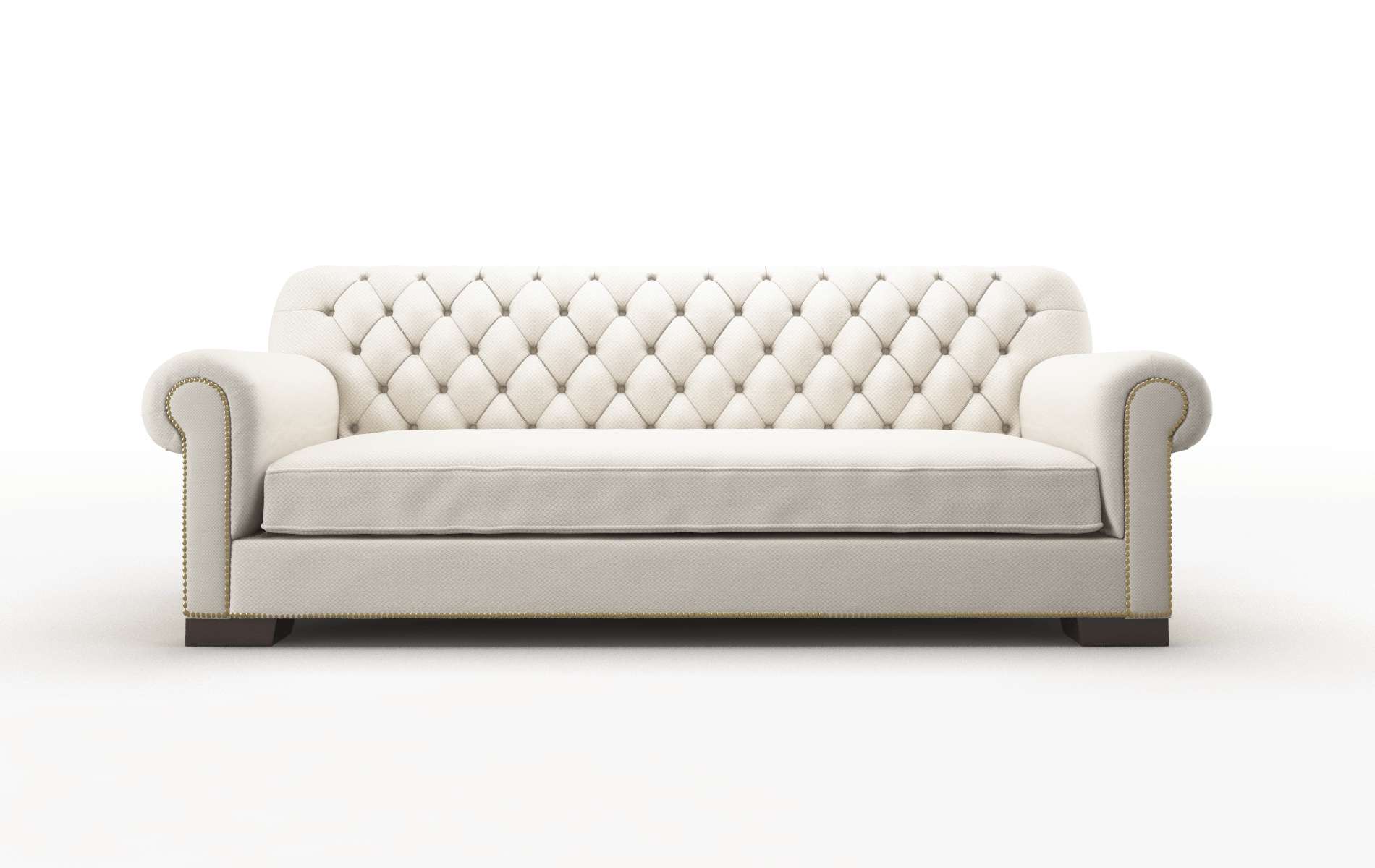 Chester Dawson sand Sofa Espresso Legs  1