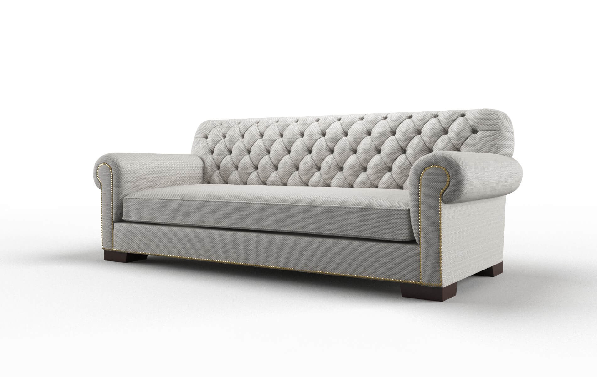 Chester Derby Grey Sofa espresso legs 4