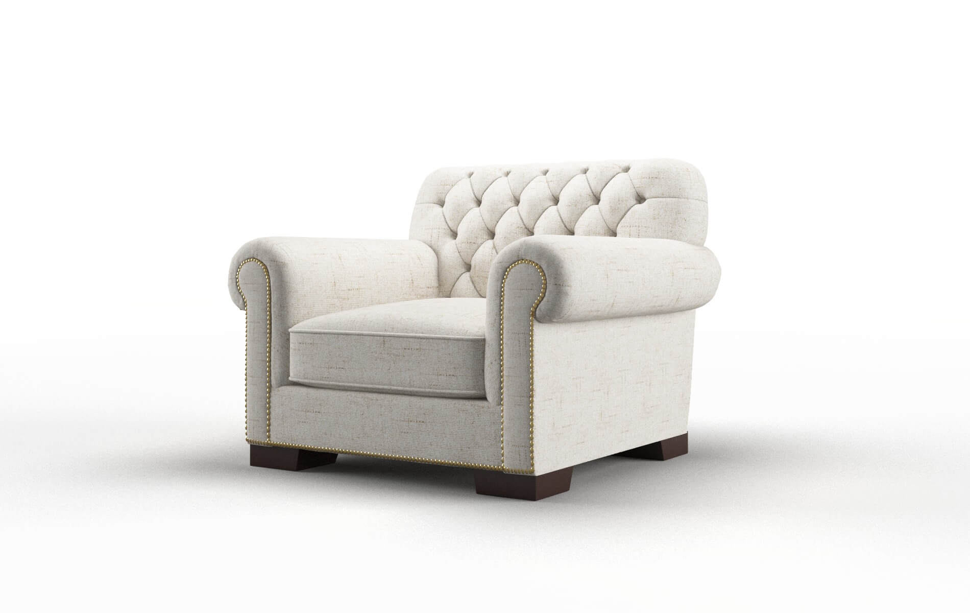 Chester Derby Taupe Chair espresso legs 4