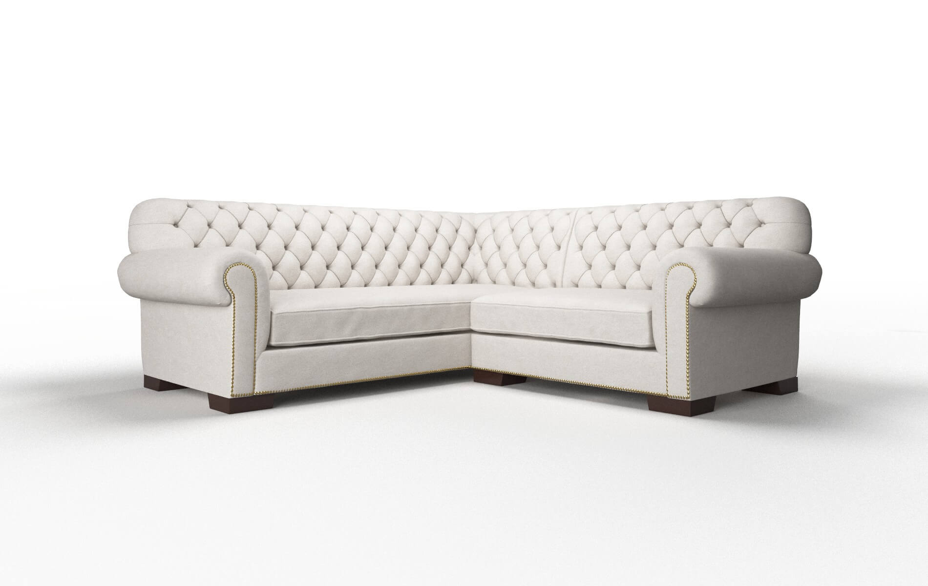 Chester Dream_d Stone Sectional espresso legs