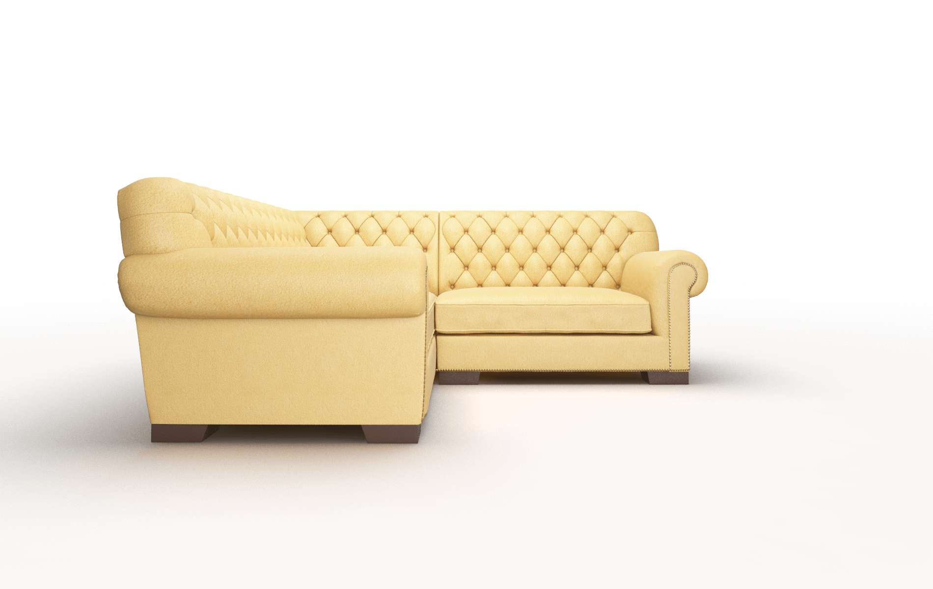 Chester Dream_d Sunflower Sectional espresso legs 2