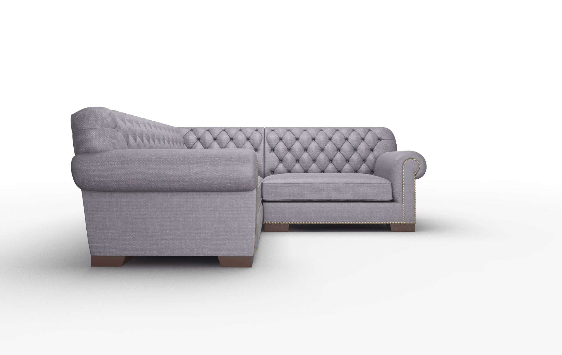 Chester Durham Ink Sectional espresso legs 2