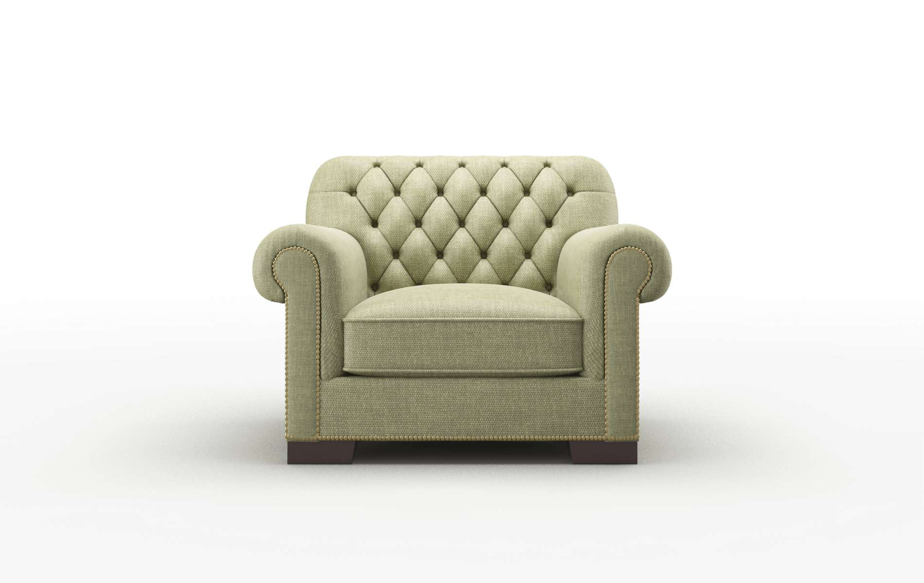 Chester Durham Lime Chair espresso legs 1