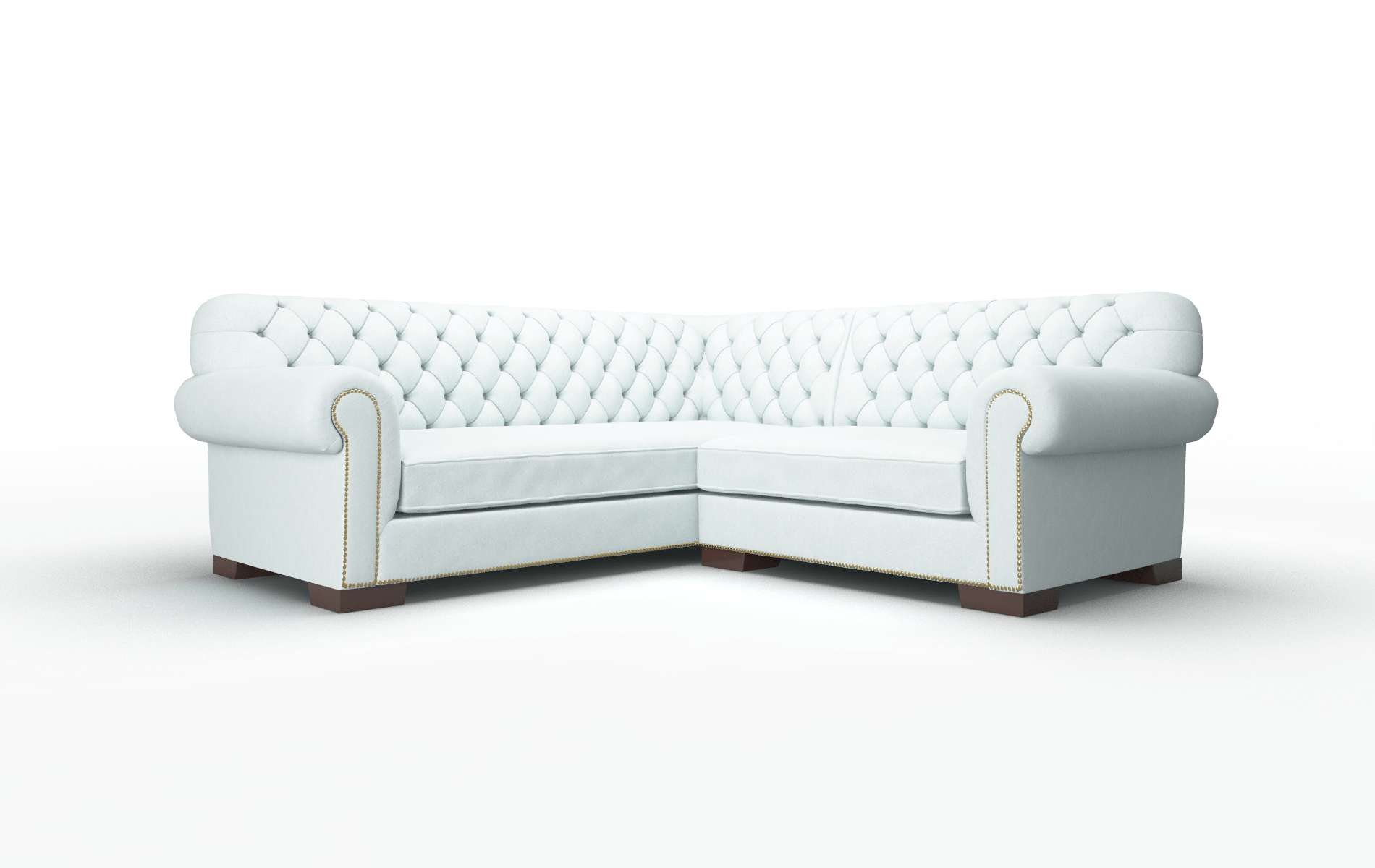 Chester Elliot Spa Sectional espresso legs