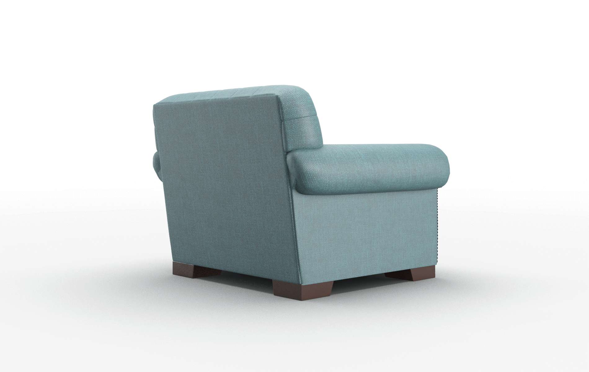 Chester Elliot Teal Chair espresso legs 5