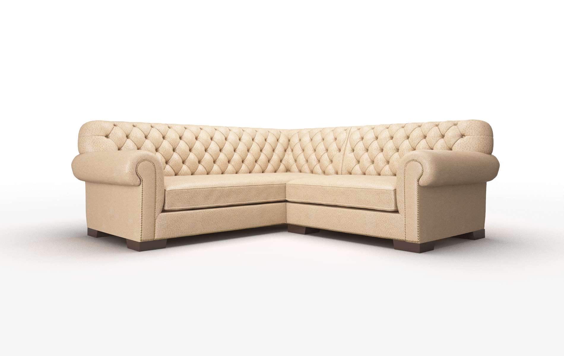 Chester Ford dune Sectional Espresso Legs  1