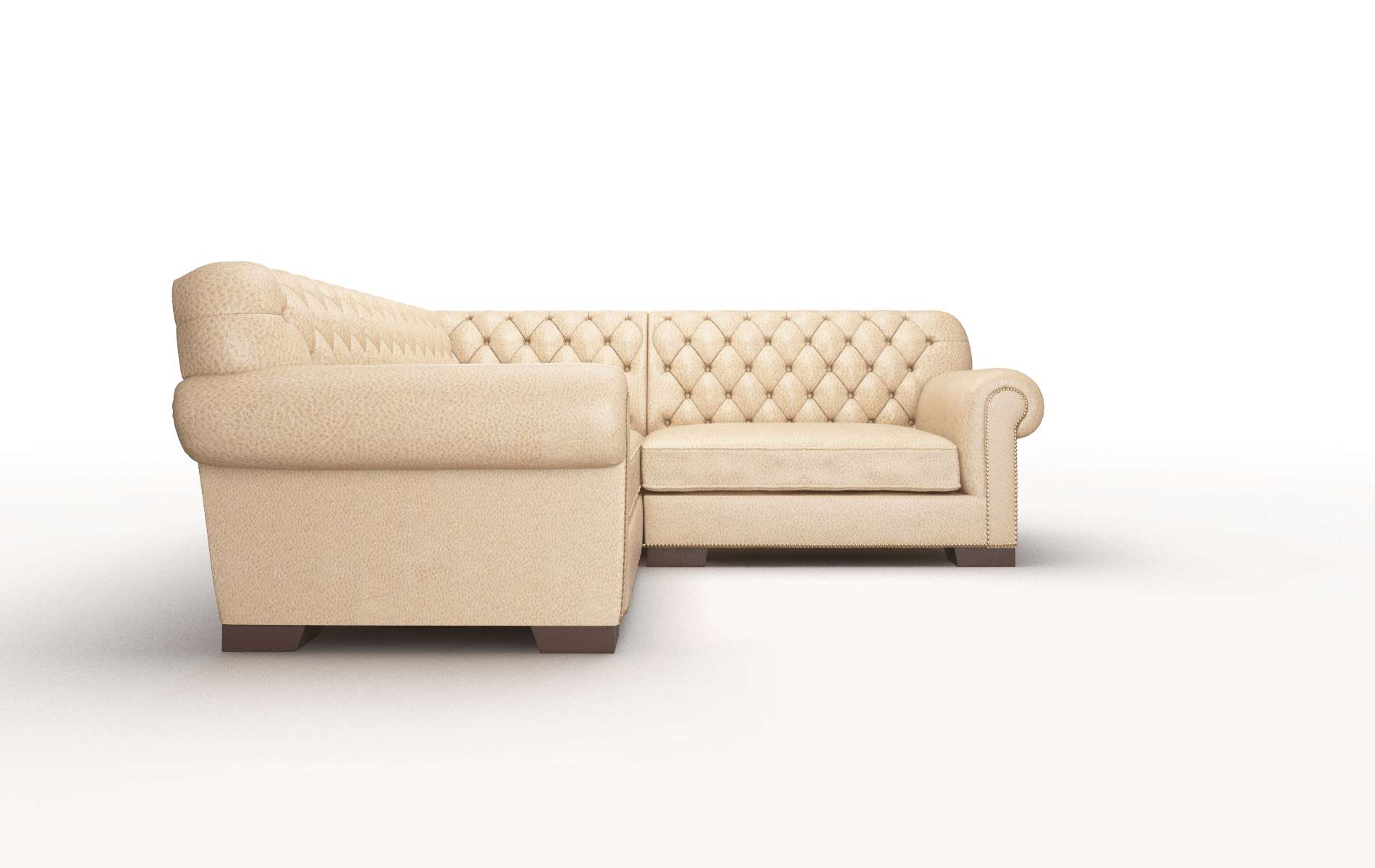 Chester Ford Dune Sectional espresso legs 2