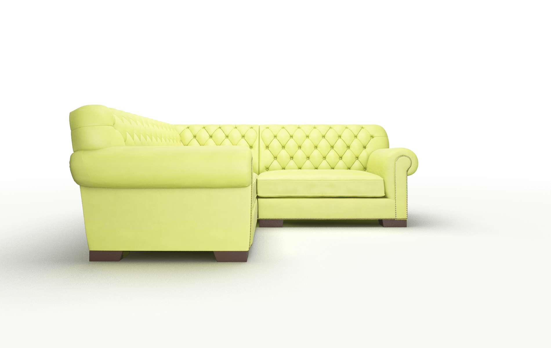 Chester Hathaway Apple Sectional espresso legs 2
