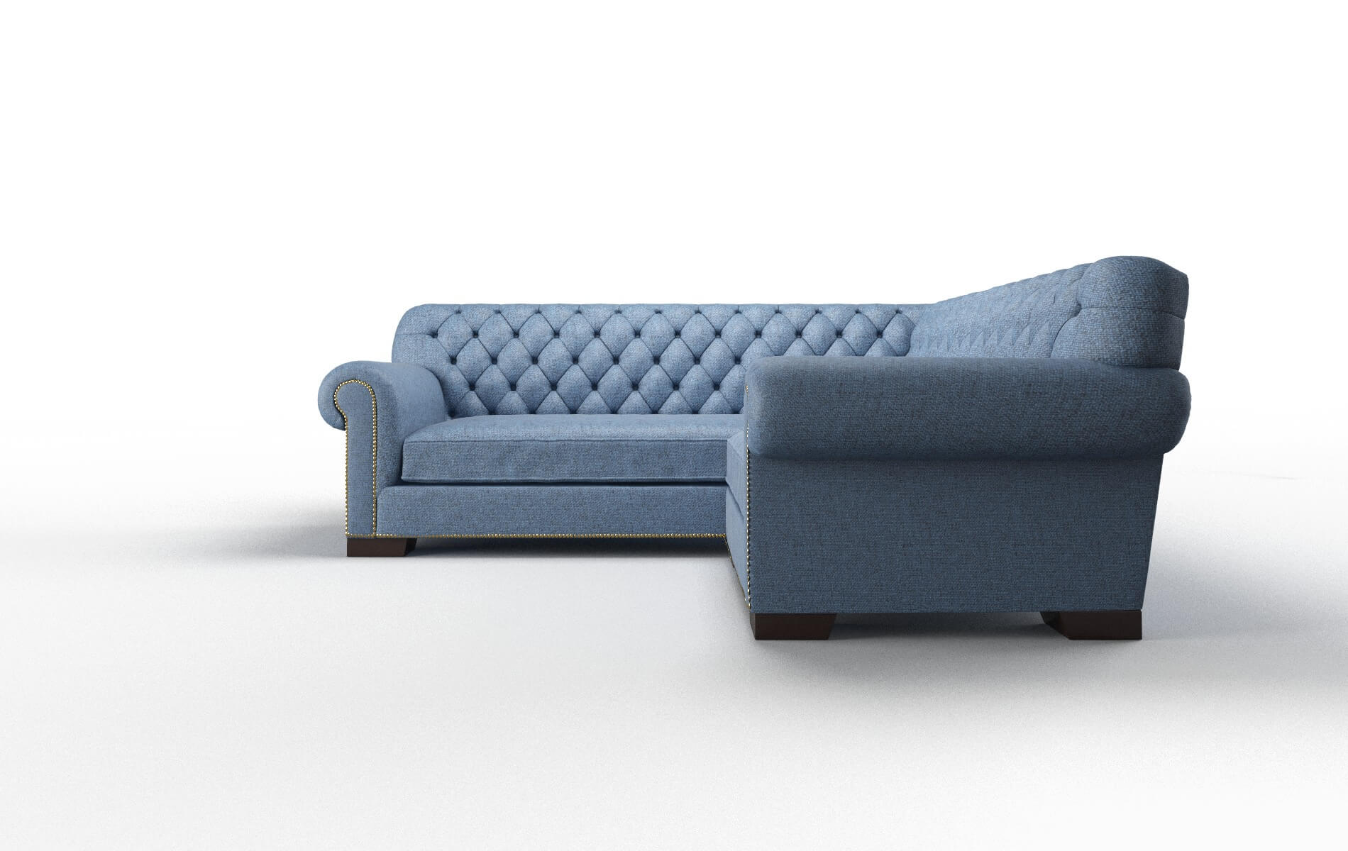 Chester Hepburn Water Sectional espresso legs 5