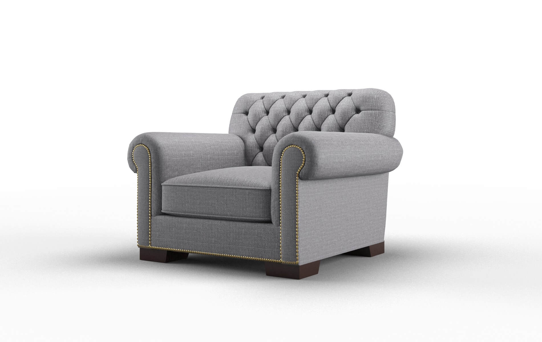 Chester Insight Denim Chair espresso legs 4
