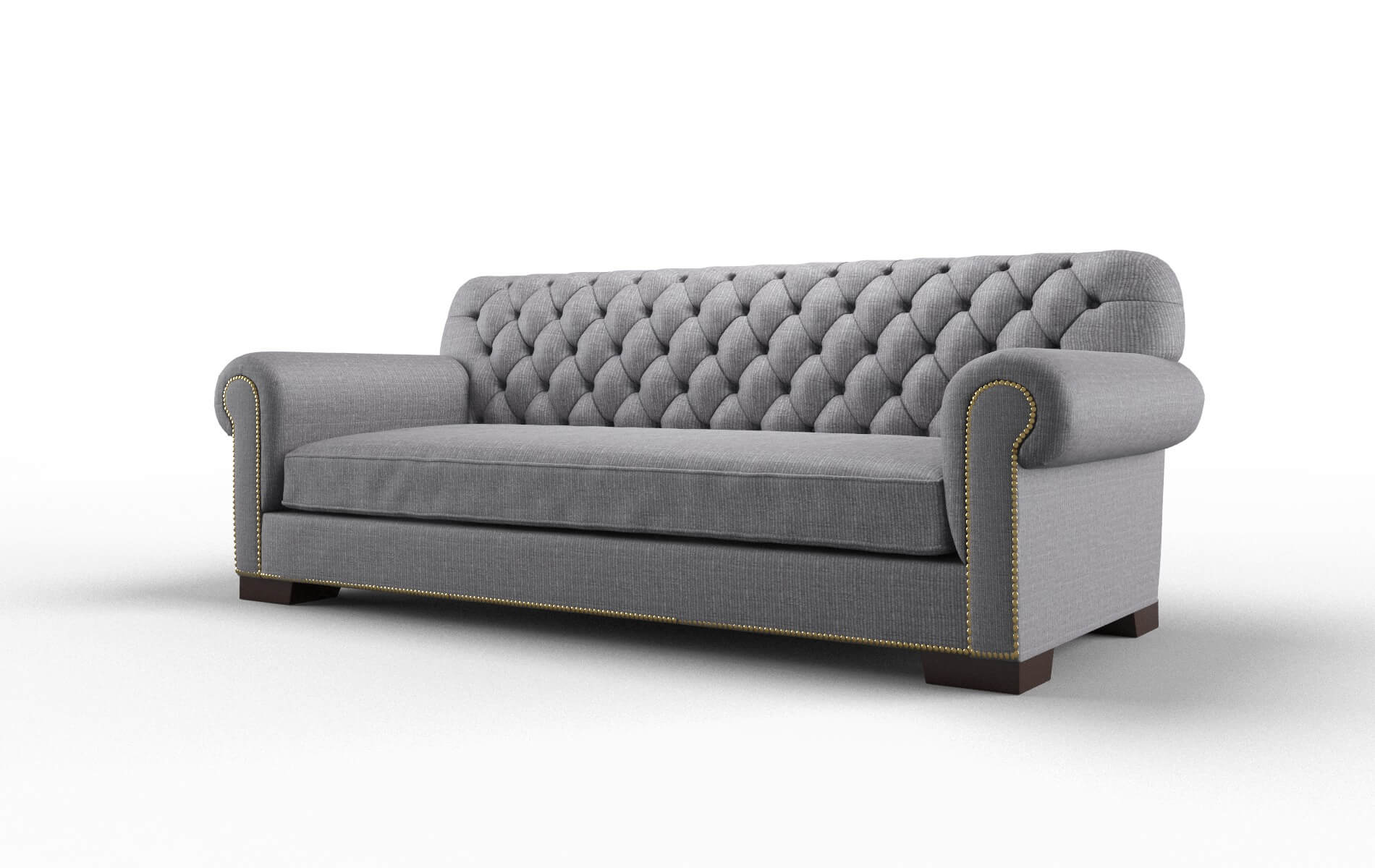Chester Insight Denim Sofa espresso legs 4