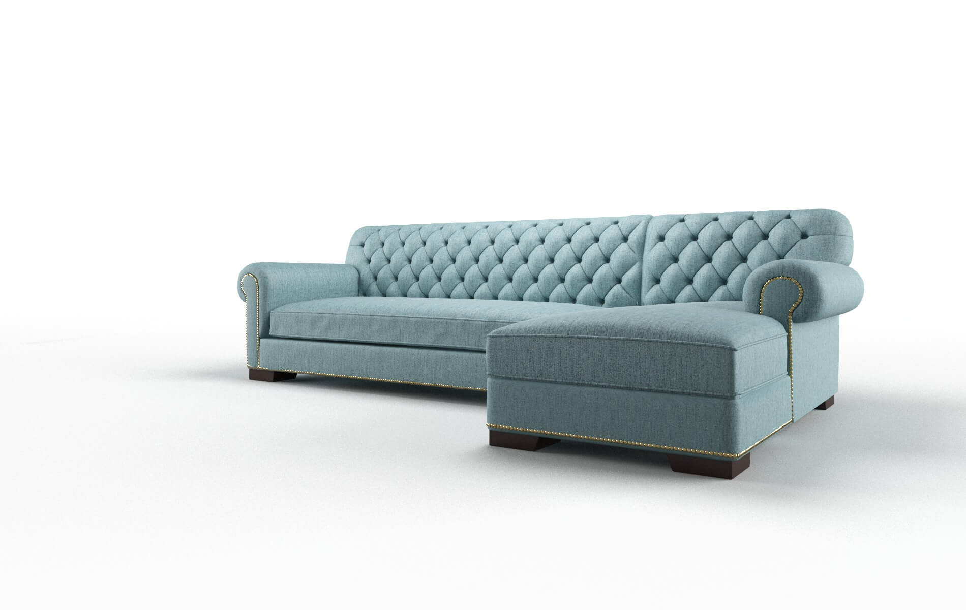 Chester Insight Peacock Panel espresso legs 4