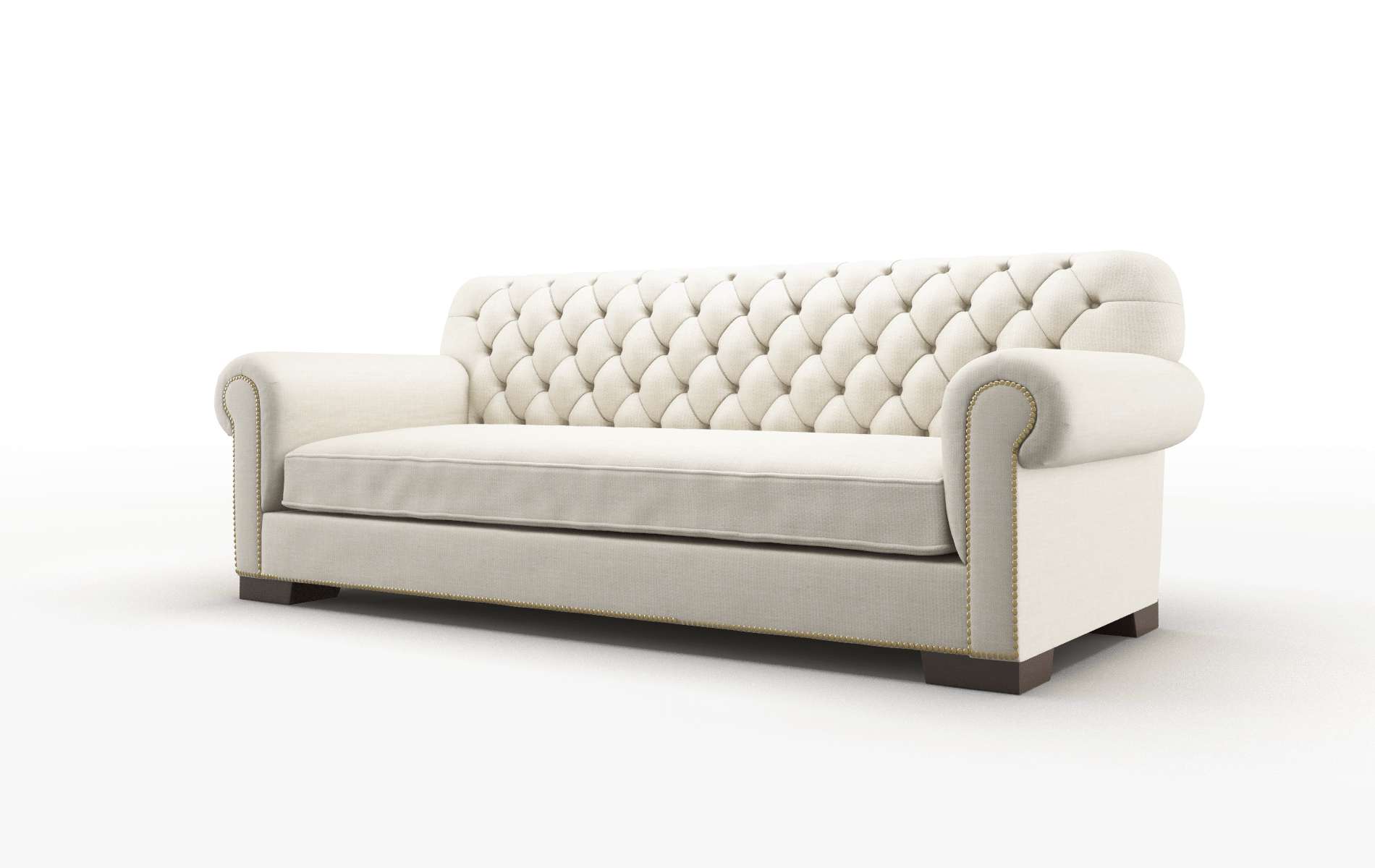Chester Keylargo Almond Sofa espresso legs 4