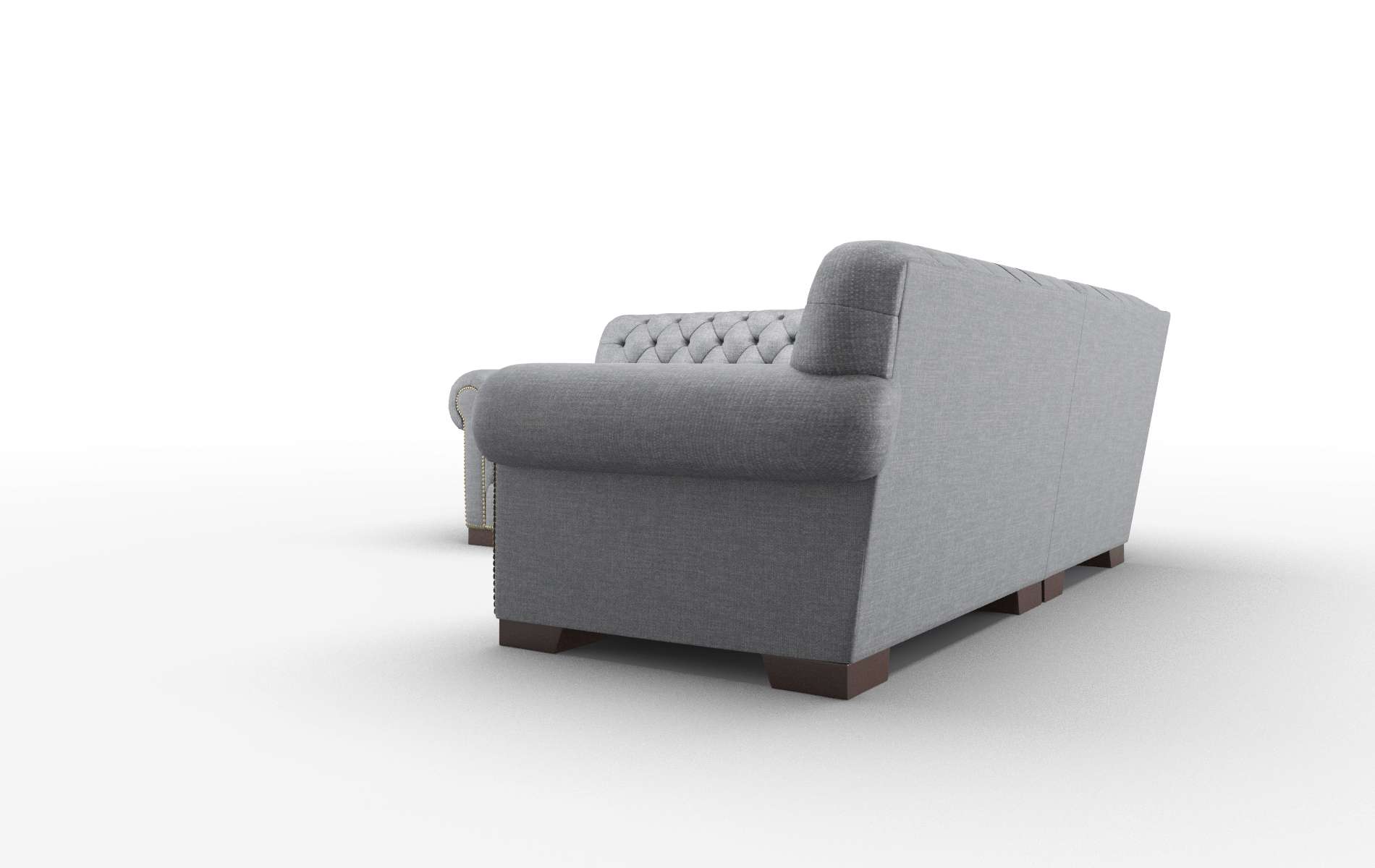 Chester Keylargo Graphite Sectional espresso legs 4