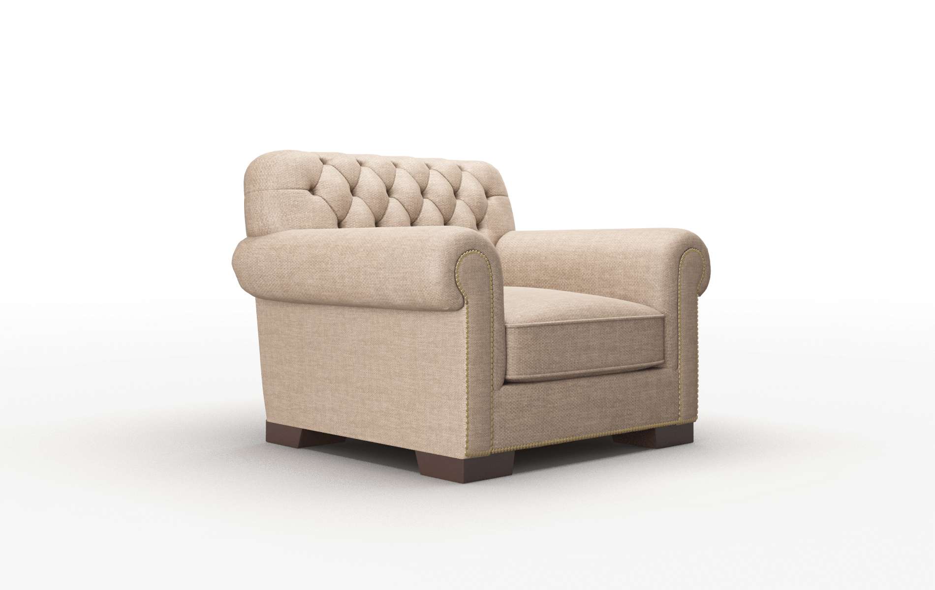 Chester Keylargo Mink Chair espresso legs 2