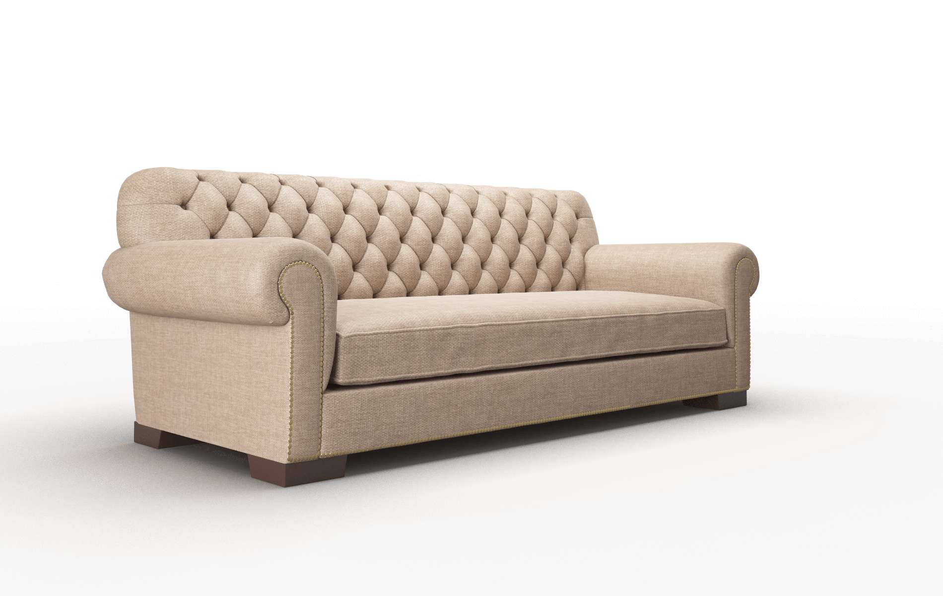 Chester Keylargo Mink Sofa espresso legs 2