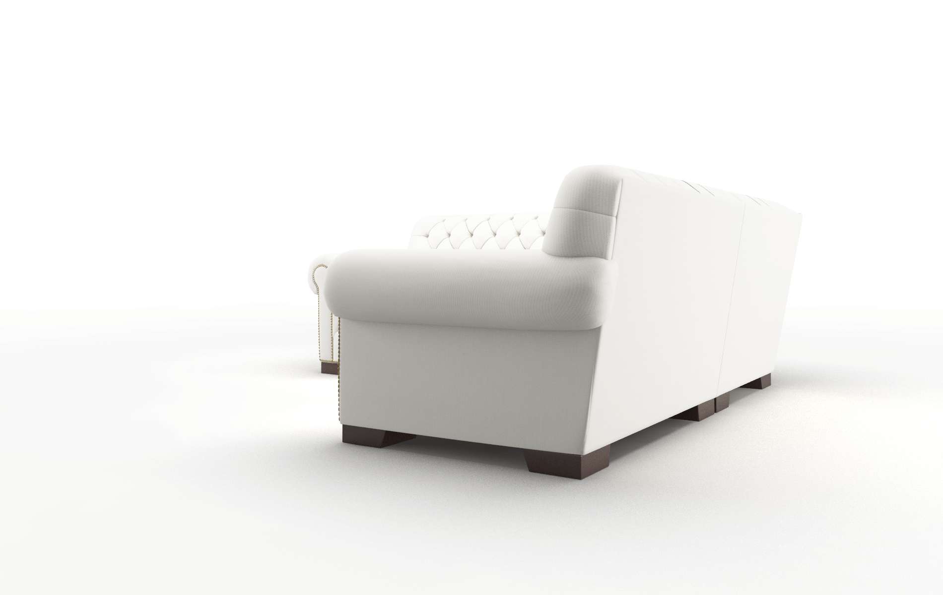 Chester Keylargo Oatmeal Sectional espresso legs 4