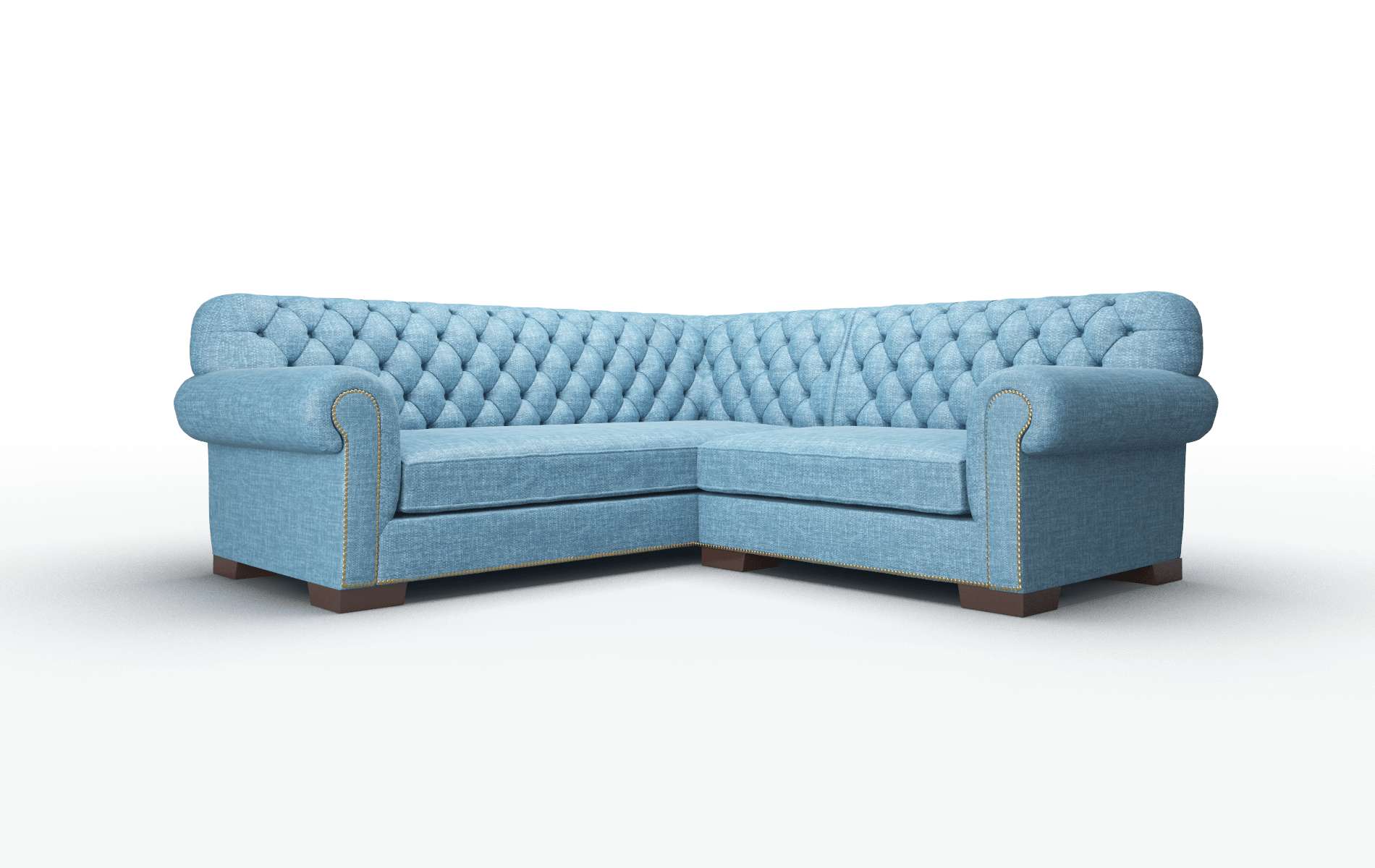 Chester Keylargo ocean Sectional Espresso Legs  1
