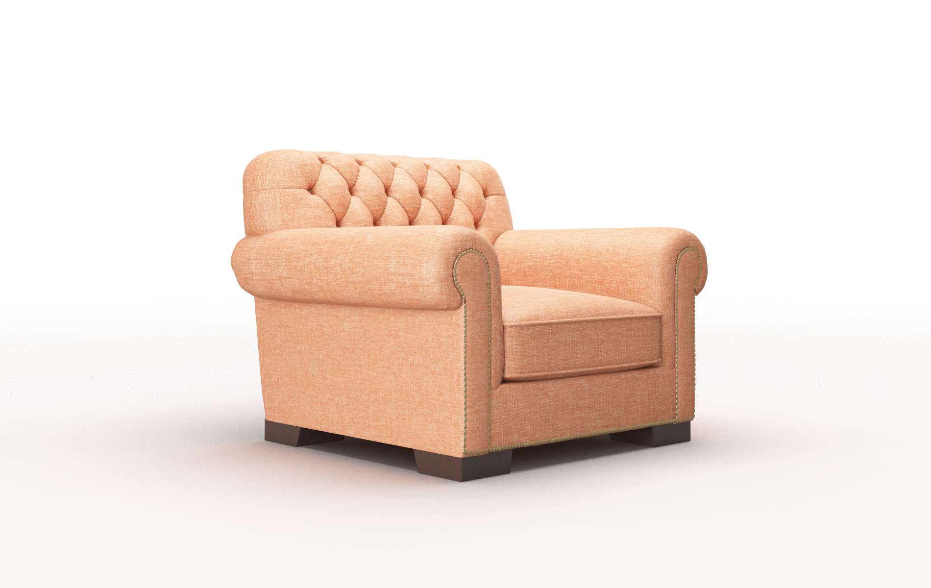 Chester Keylargo Terracotta Chair espresso legs 2