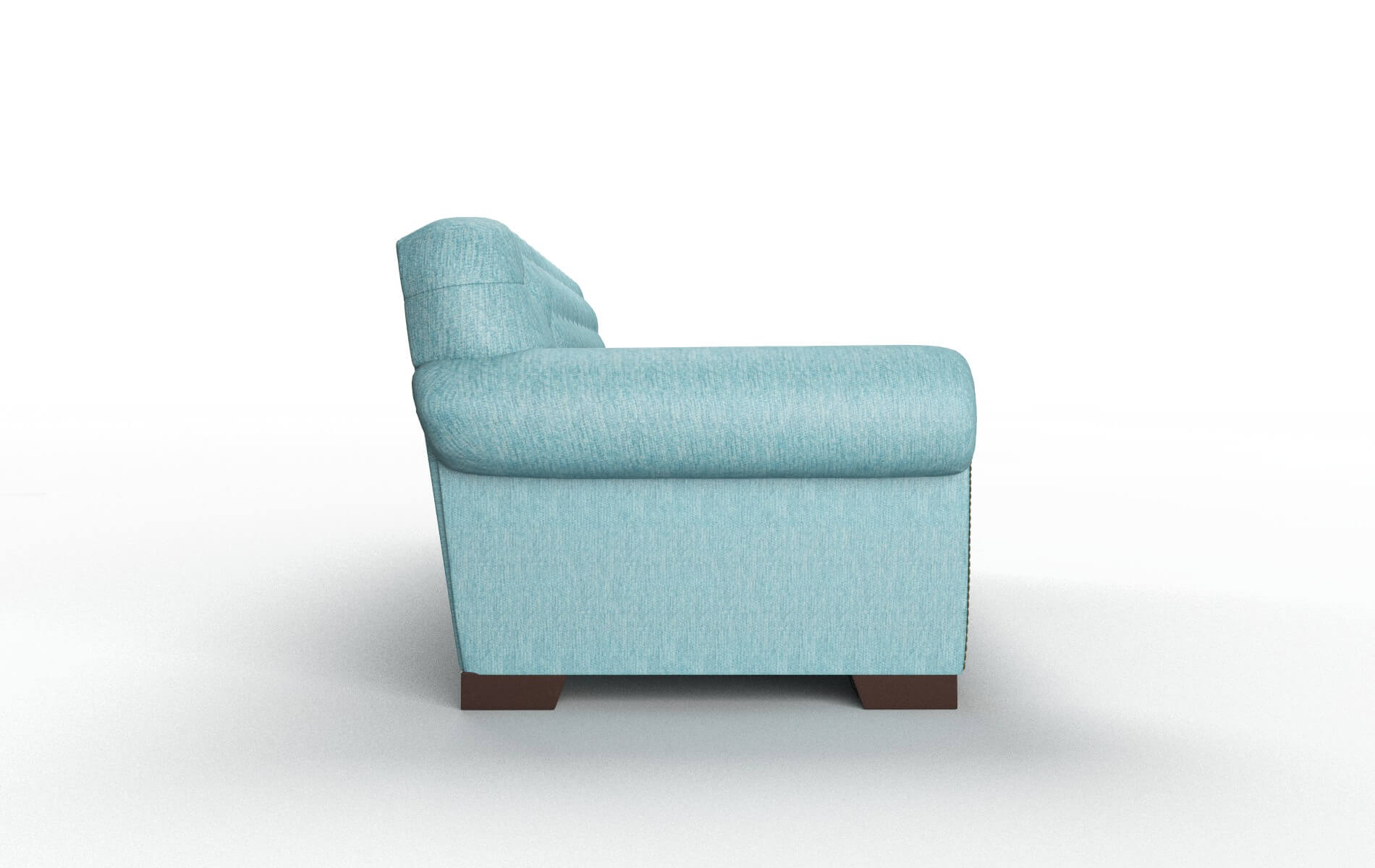 Chester Lana Peacock Sofa espresso legs 3