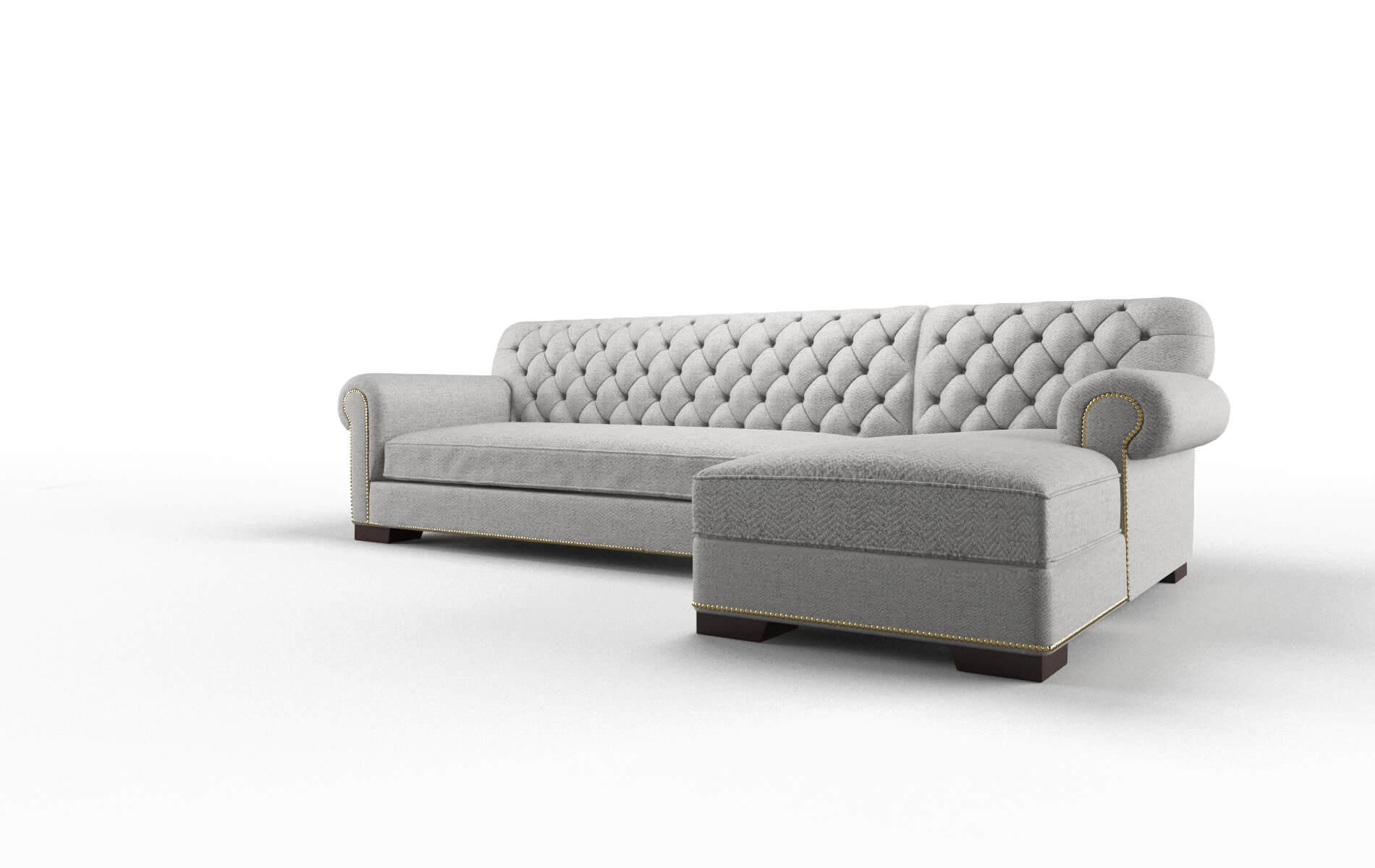 Chester Malibu Dove Panel espresso legs 4