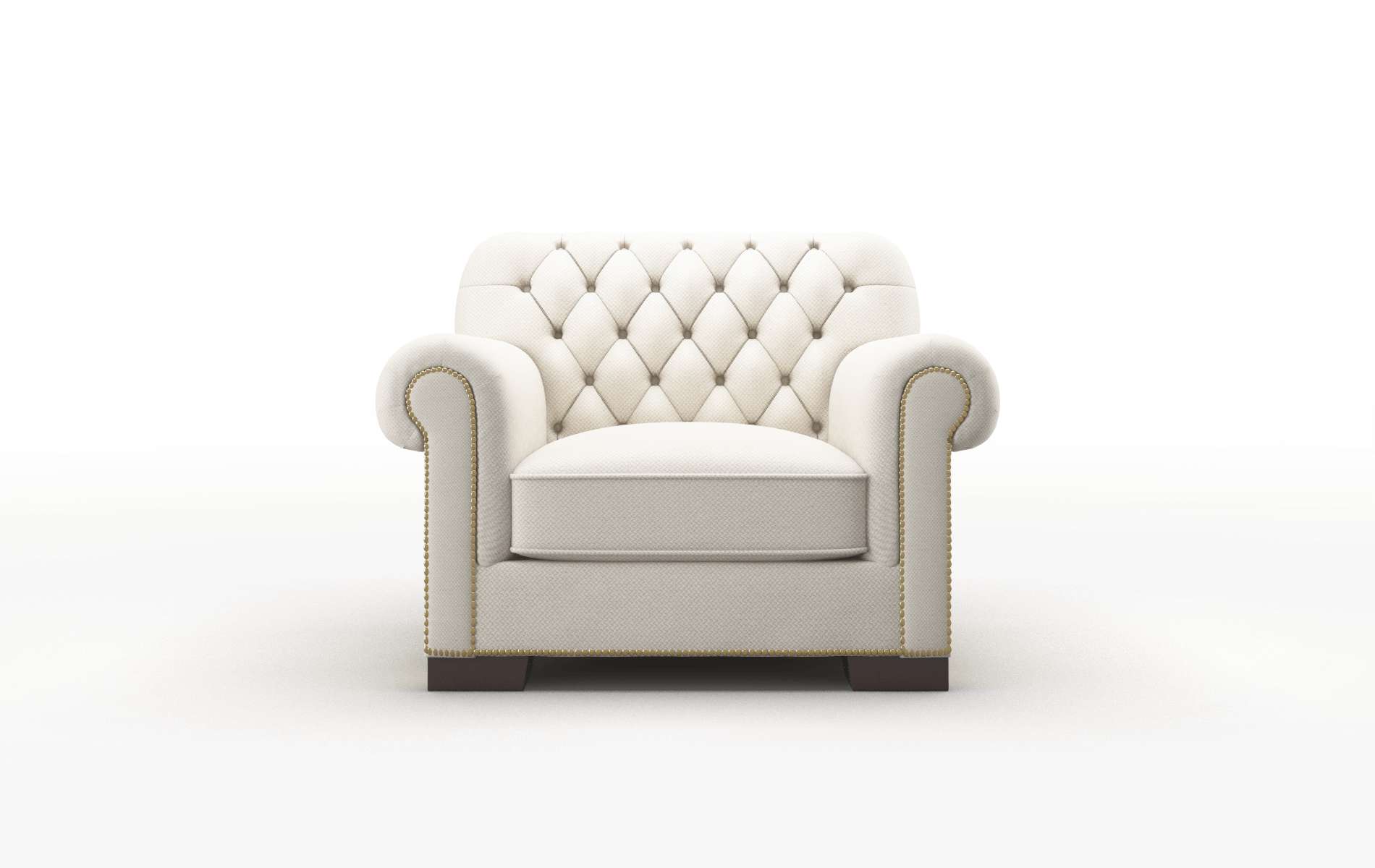 Chester Malibu linen Chair Espresso Legs  1