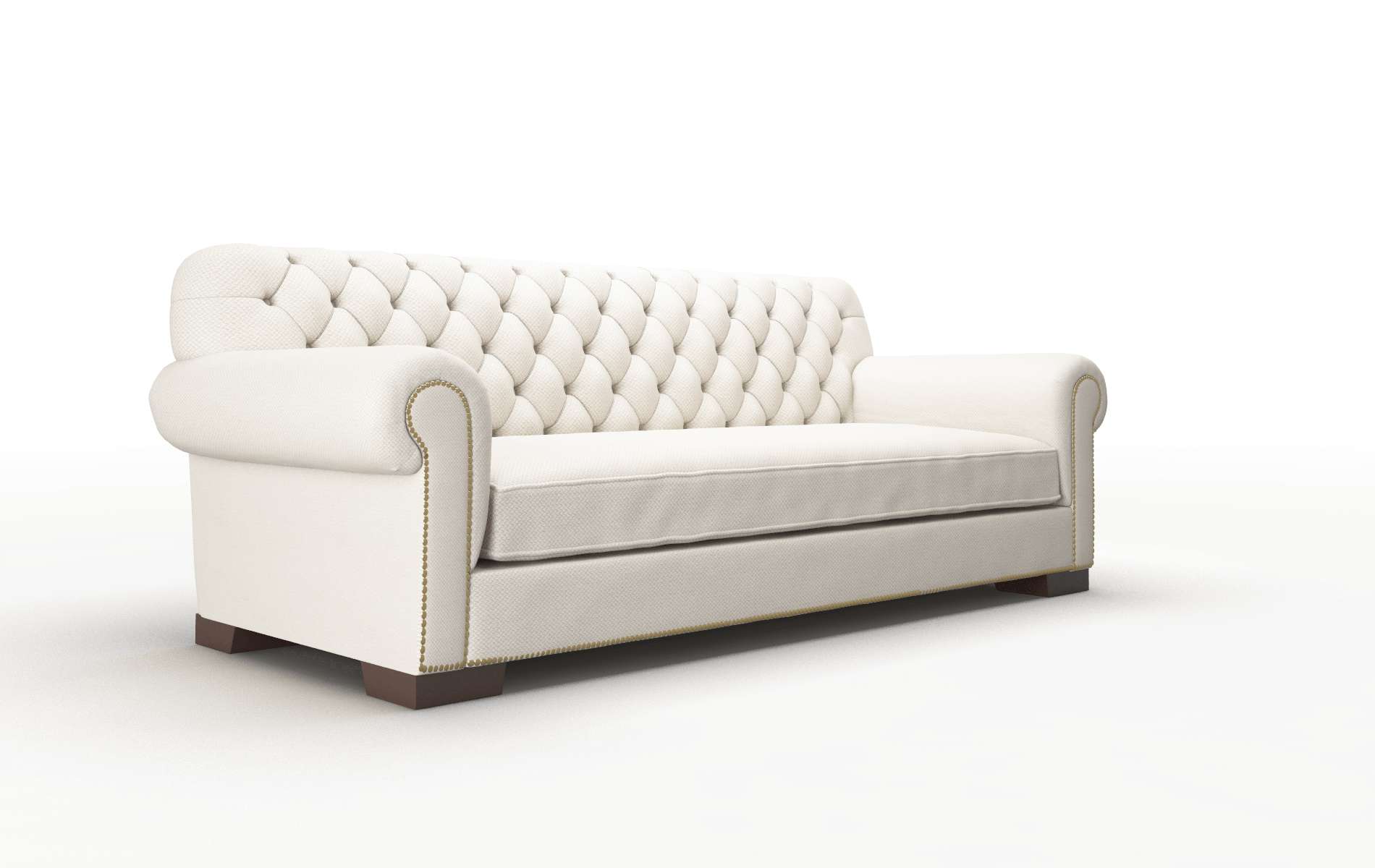 Chester Malibu Linen Sofa espresso legs 2